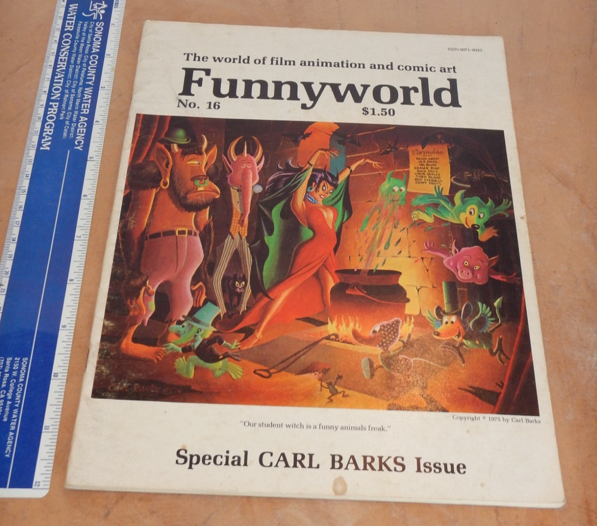 FUNNYWORLD #16, 1975, CARL BARKS