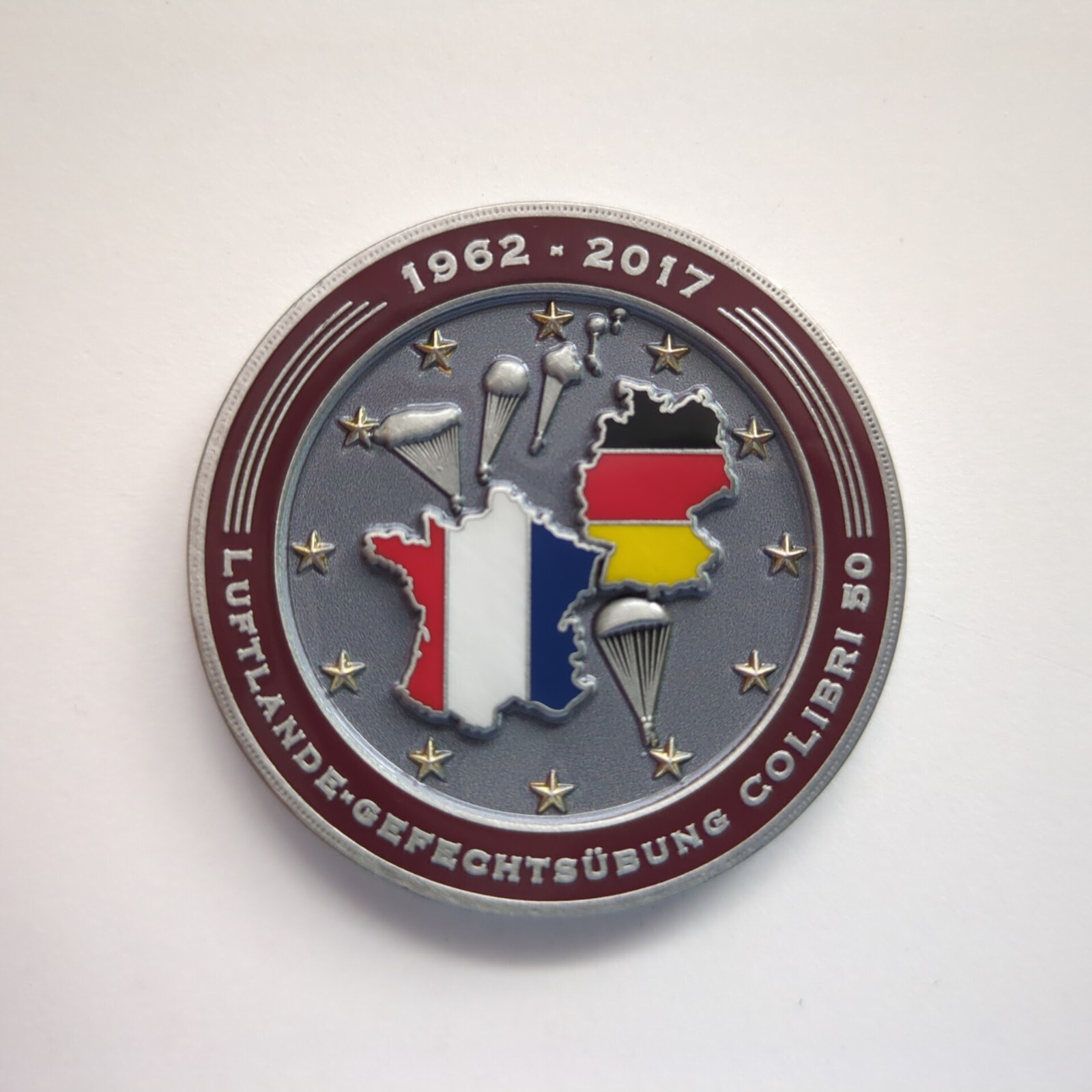 Charity Coin Paratrooper (2024 - Airborne Combat Exercise Colibri 1962-2017) Charity Coin Paratrooper (2024 - Airborne Combat Exercise Colibri 1962-2017)