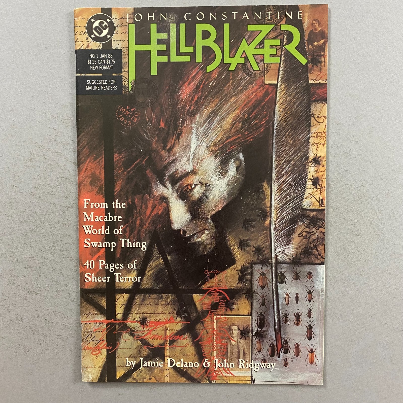 HELLBLAZER 1 1ST APPEARANCE OF PAPA MIDNITE (1987, DC COMICS) HELLBLAZER 1 1ST APPEARANCE OF PAPA MIDNITE (1987, DC COMICS)