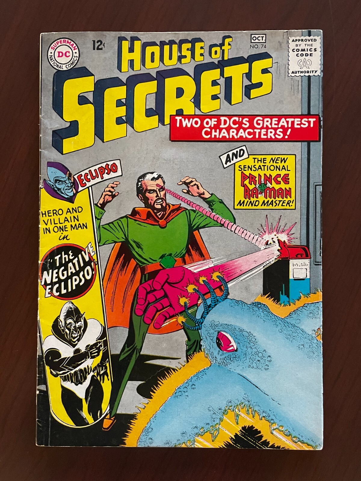 House of Secrets #74 (DC Comics 1965)  Negative Eclipso Jack Sparling 5.0 VG/F