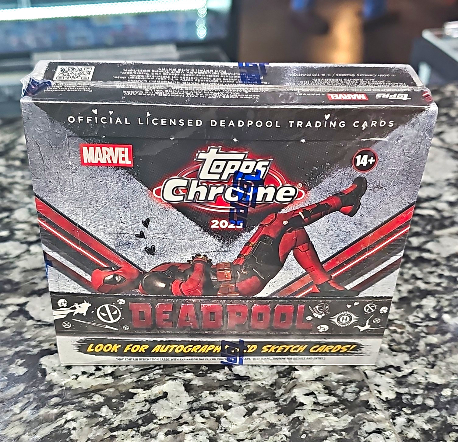 Topps 2024 Topps Chrome Deadpool Sealed Box 60 Cards Marvel Auto Sketch 14+
