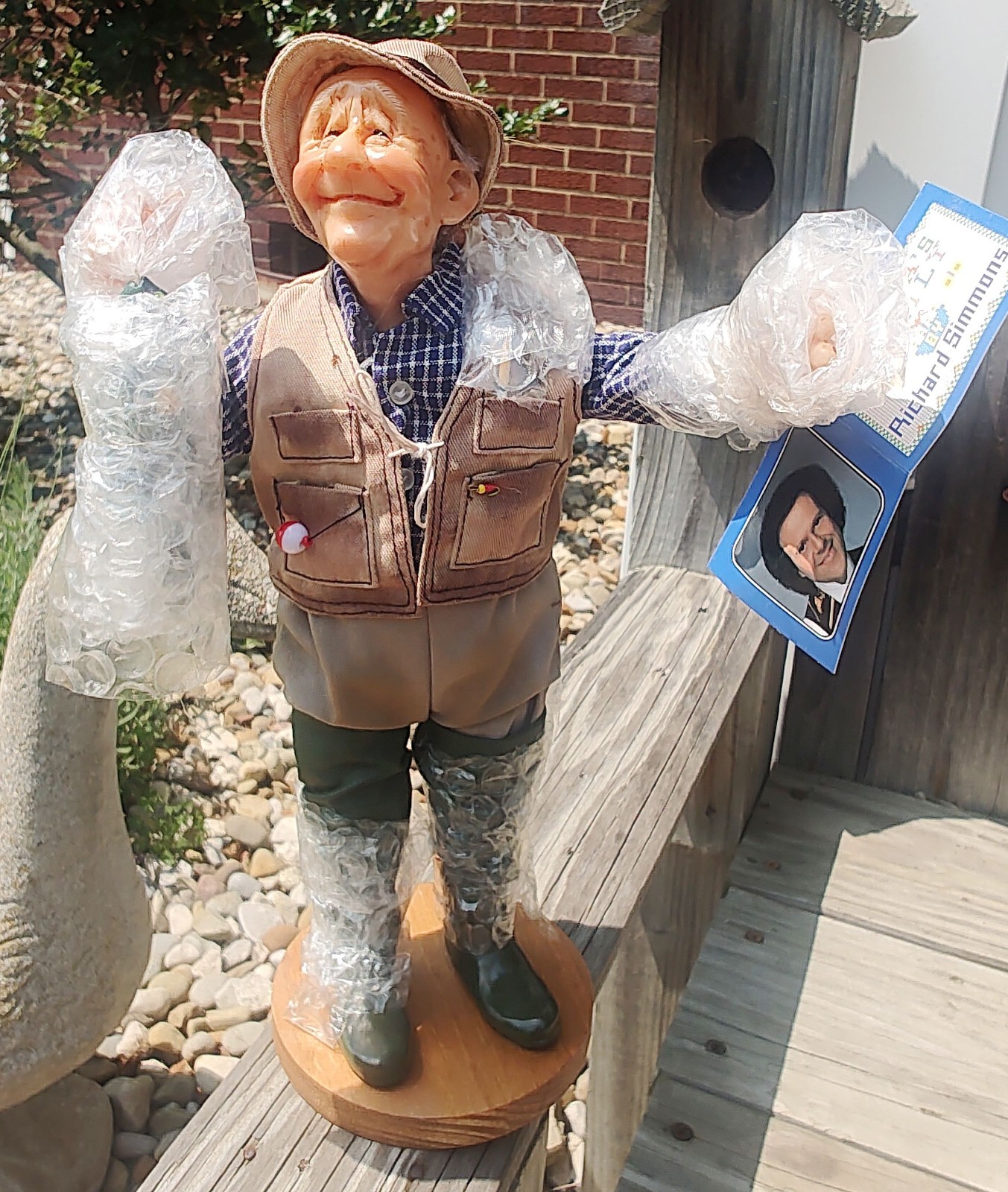 EXCELLENT Vintage Richard Simmons NANA'S FAMILY Figurine Walter Fisherman