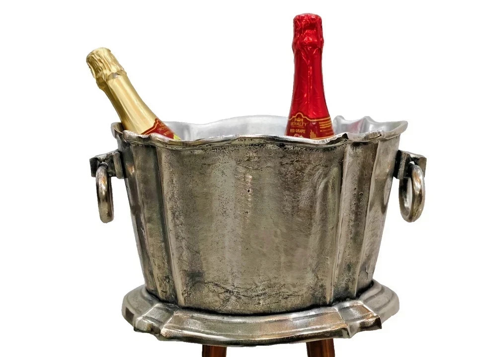 Vintage ICE BUCKET Planter Wine Cooler BOLLINGER FOR WINNERS ONLY Wine Cooler