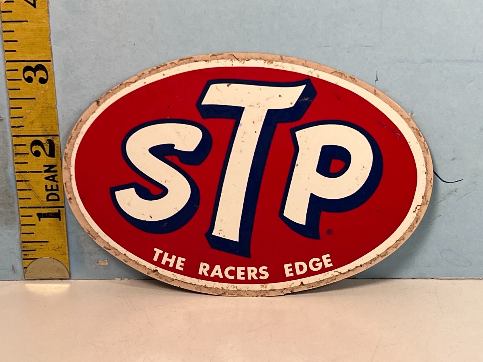 Vintage STP The Racers Edge Automobile Motor Oil Classic Sticker Vintage STP The Racers Edge Automobile Motor Oil Classic Sticker