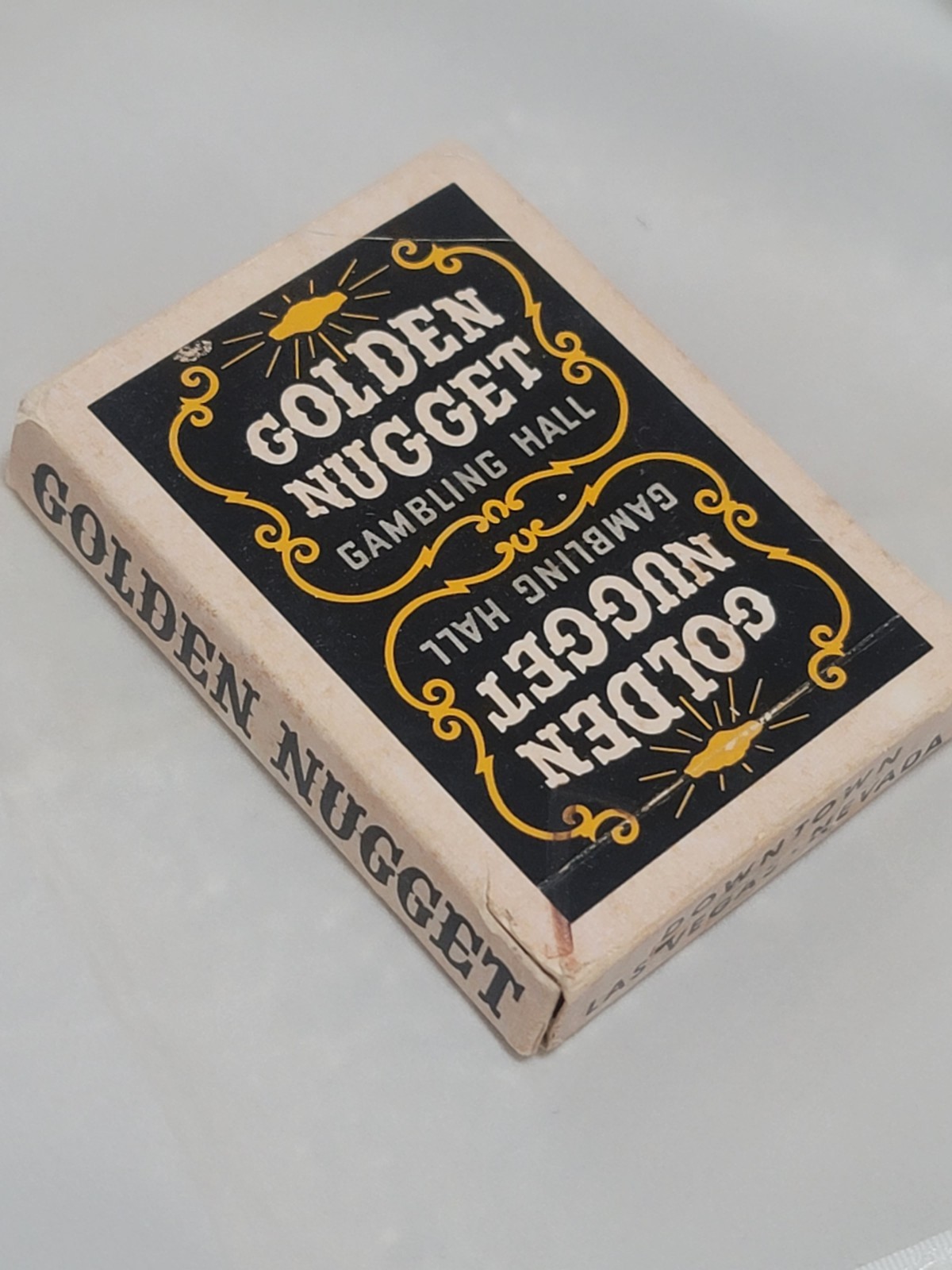 RARE Vtg 1967 J 3912 Playing Cards Golden Nugget Gambling Hall Las Vegas Casino RARE Vtg 1967 J 3912 Playing Cards Golden Nugget Gambling Hall Las Vegas Casino