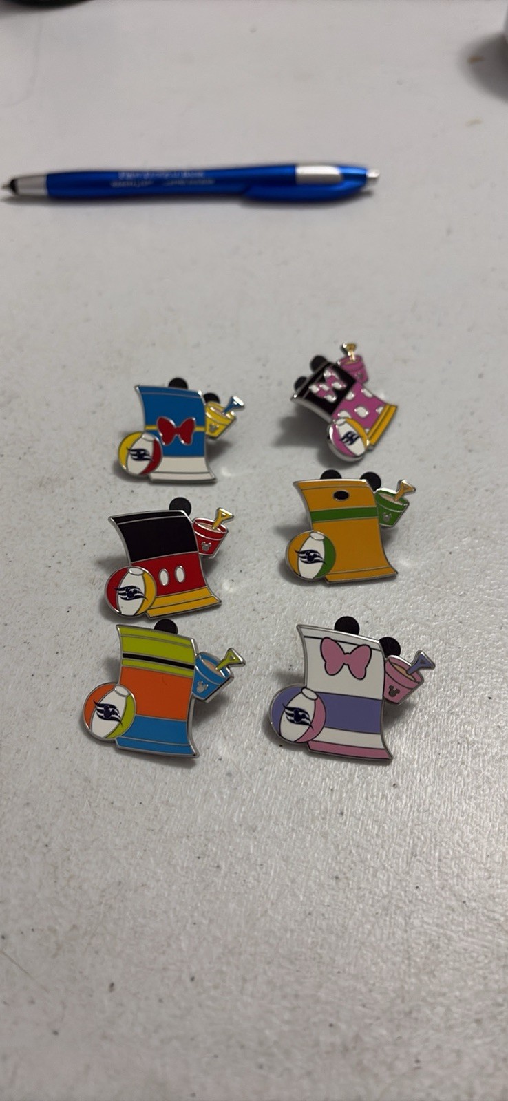 Rare Disney Cruise Line 2026 - Hidden Mickey Cast Only Pin - Full Set, Six Pins Rare Disney Cruise Line 2026 - Hidden Mickey Cast Only Pin - Full Set, Six Pins