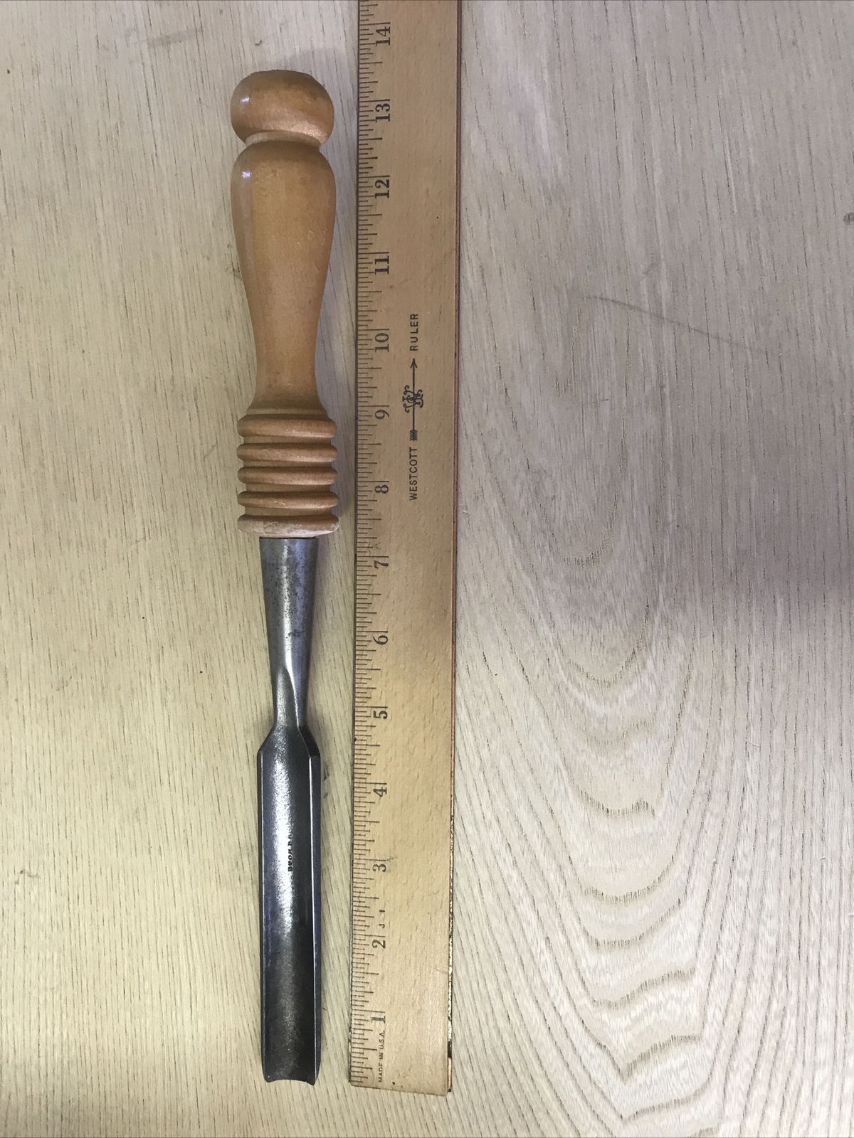 VINTAGE BUCK BROTHERS 13/16 GOUGE SOCKET CHISEL  13\