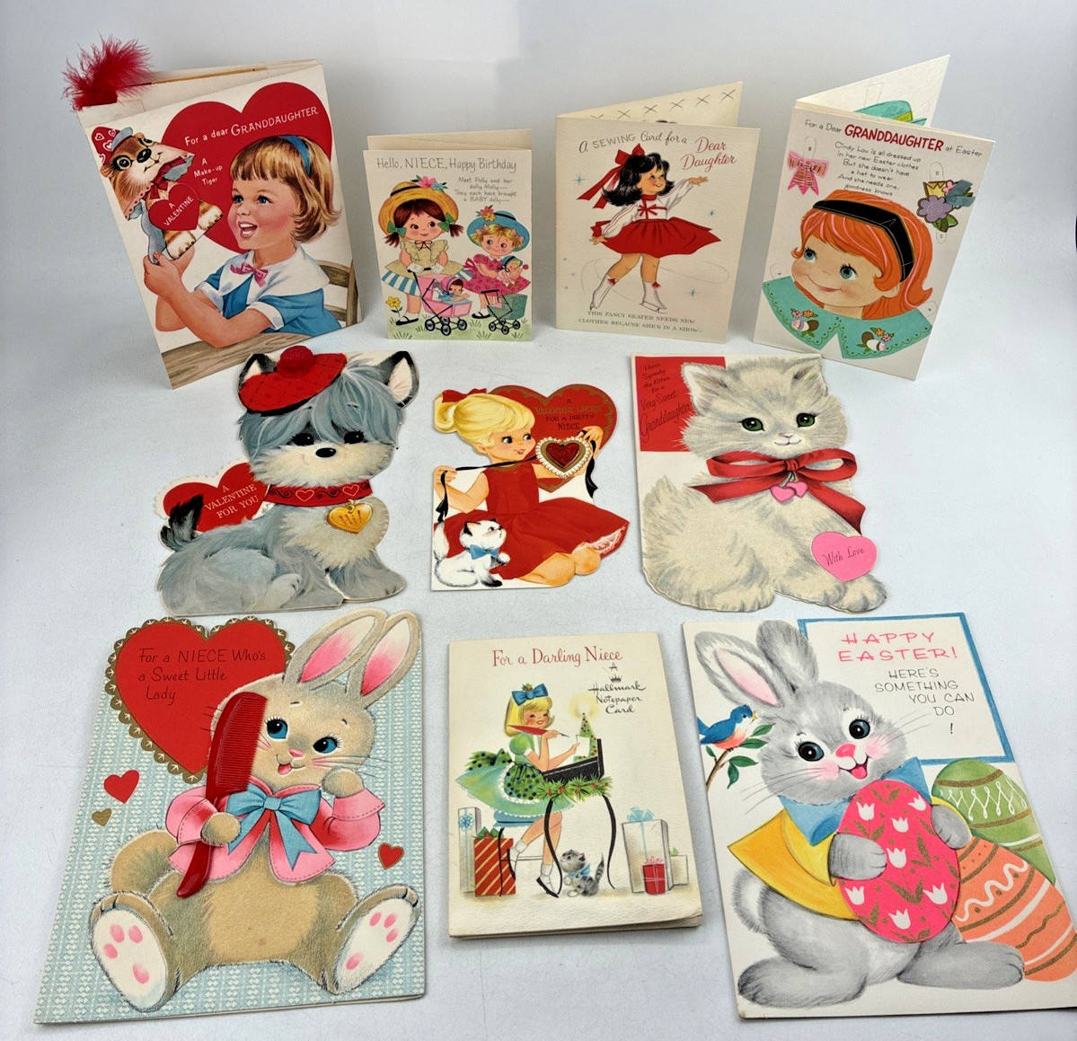 10 Vintage 1960s Activity, Cut-out Cards ~ Signed but Uncut / Unused Activities 10 Vintage 1960s Activity, Cut-out Cards ~ Signed but Uncut / Unused Activities