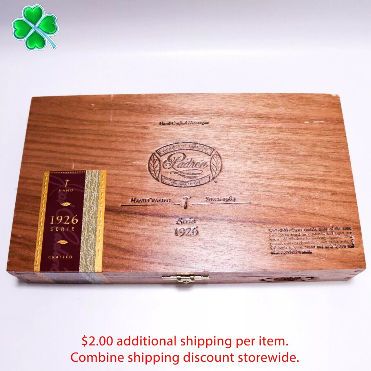Padron Serie 1926 No. 6 Empty Wood Cigar Box 10 Padron Serie 1926 No. 6 Empty Wood Cigar Box 10