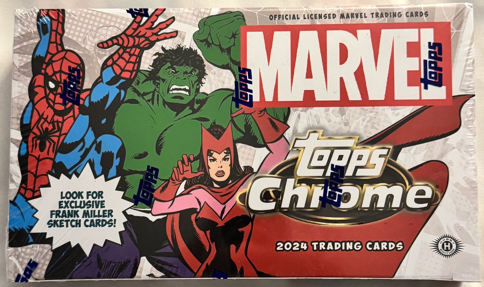2024 Topps Chrome Marvel Hobby Box Factory Sealed 2024 Topps Chrome Marvel Hobby Box Factory Sealed