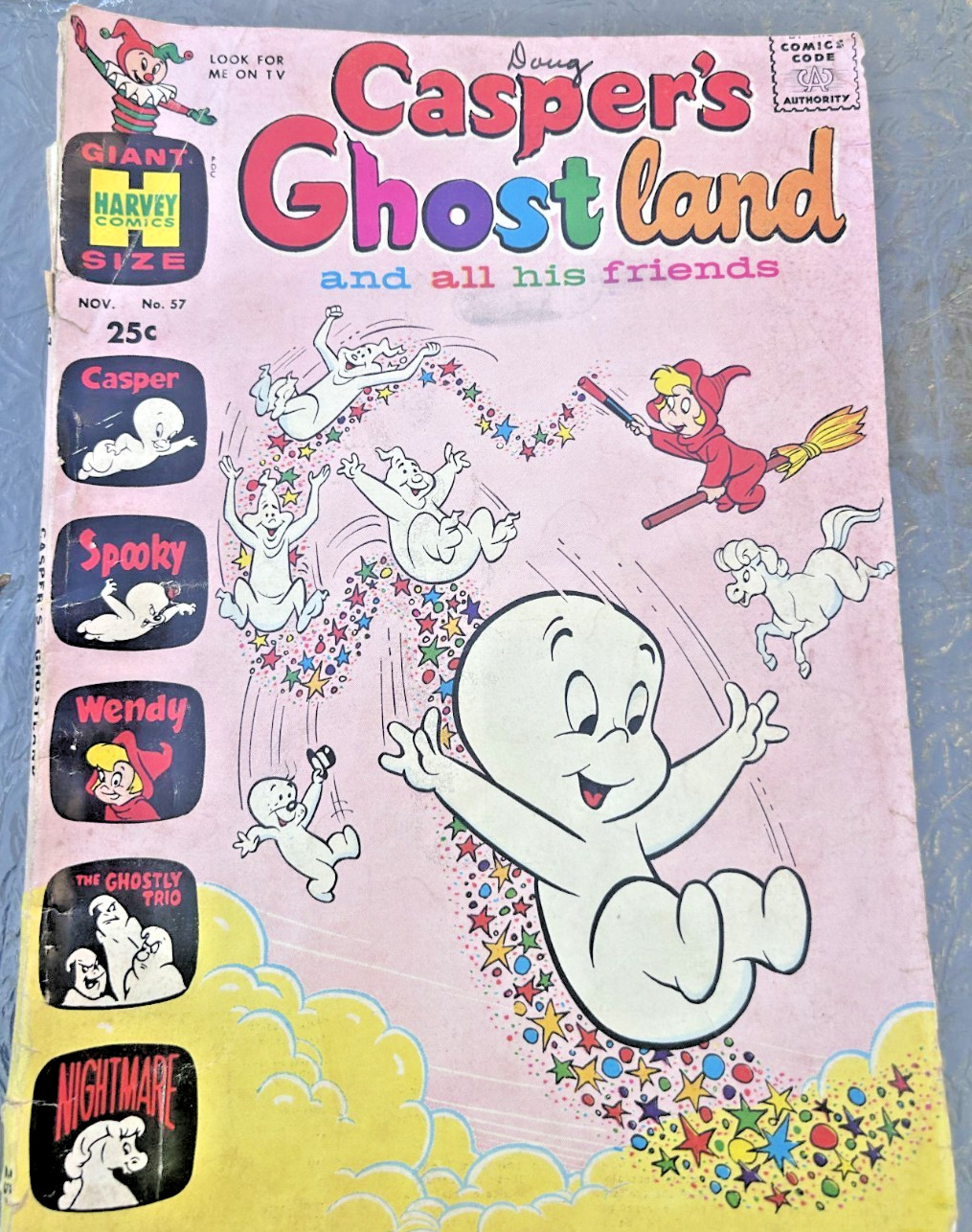 Casper’s Ghostland & All His Friends Giant Harvey Comics Nov. 70’ Vol. 1 No. 57 Casper’s Ghostland & All His Friends Giant Harvey Comics Nov. 70’ Vol. 1 No. 57