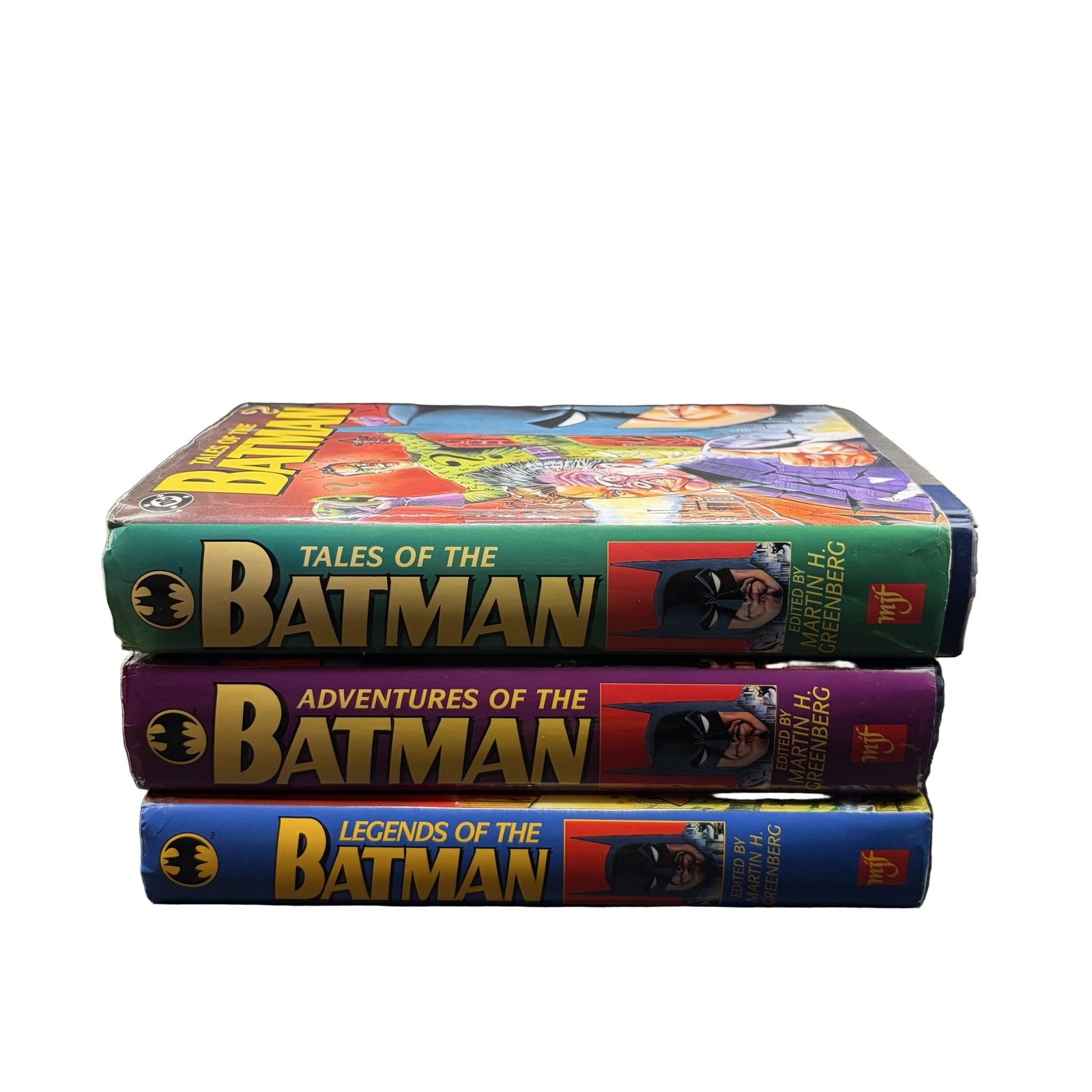 DC Comics Batman Anthology Book Set 3 Hardcover Tales Adventures Legends 1997 DC Comics Batman Anthology Book Set 3 Hardcover Tales Adventures Legends 1997