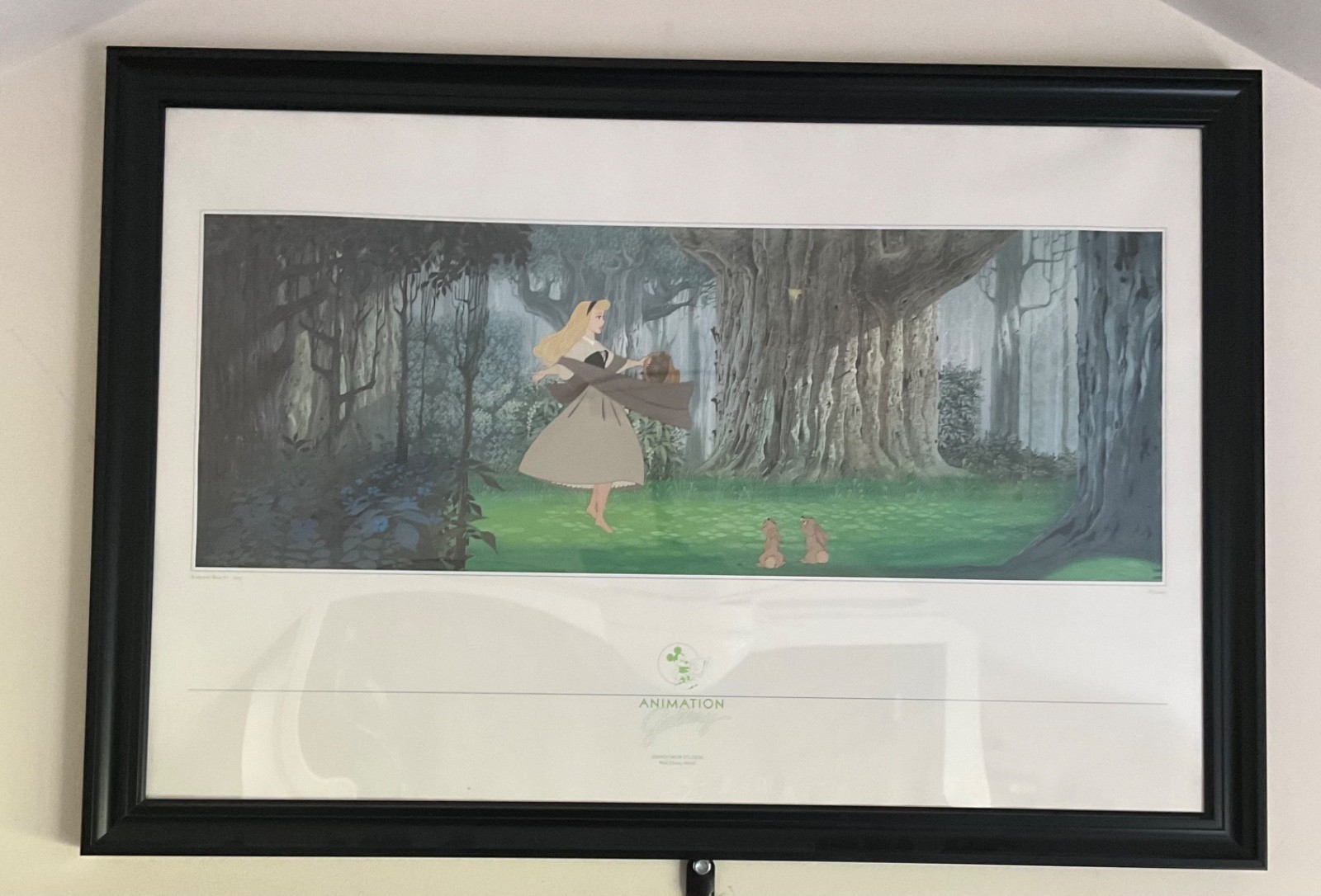 Vintage Disney, Sleeping Beauty, Briar Rose, Forest Art Print Eyvind Earle Vintage Disney, Sleeping Beauty, Briar Rose, Forest Art Print Eyvind Earle
