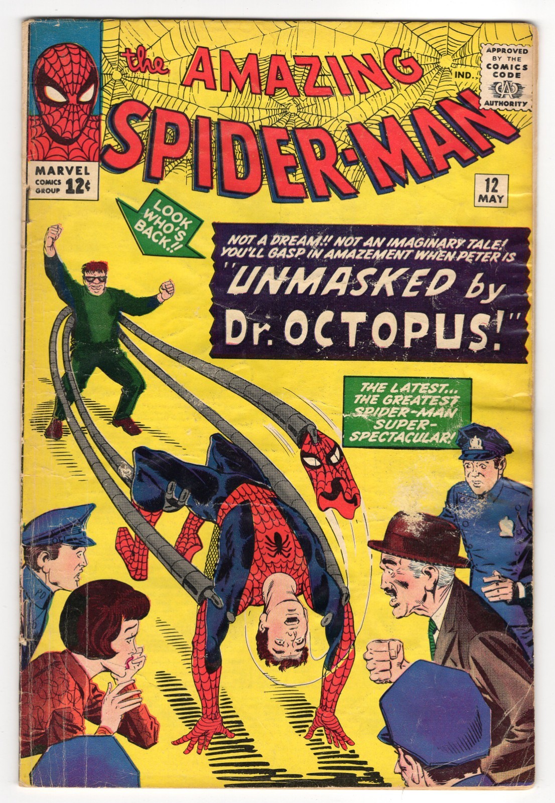 Amazing Spider-Man 12 1964 Marvel Comics VG- 3.5 3rd App Doctor Octopus