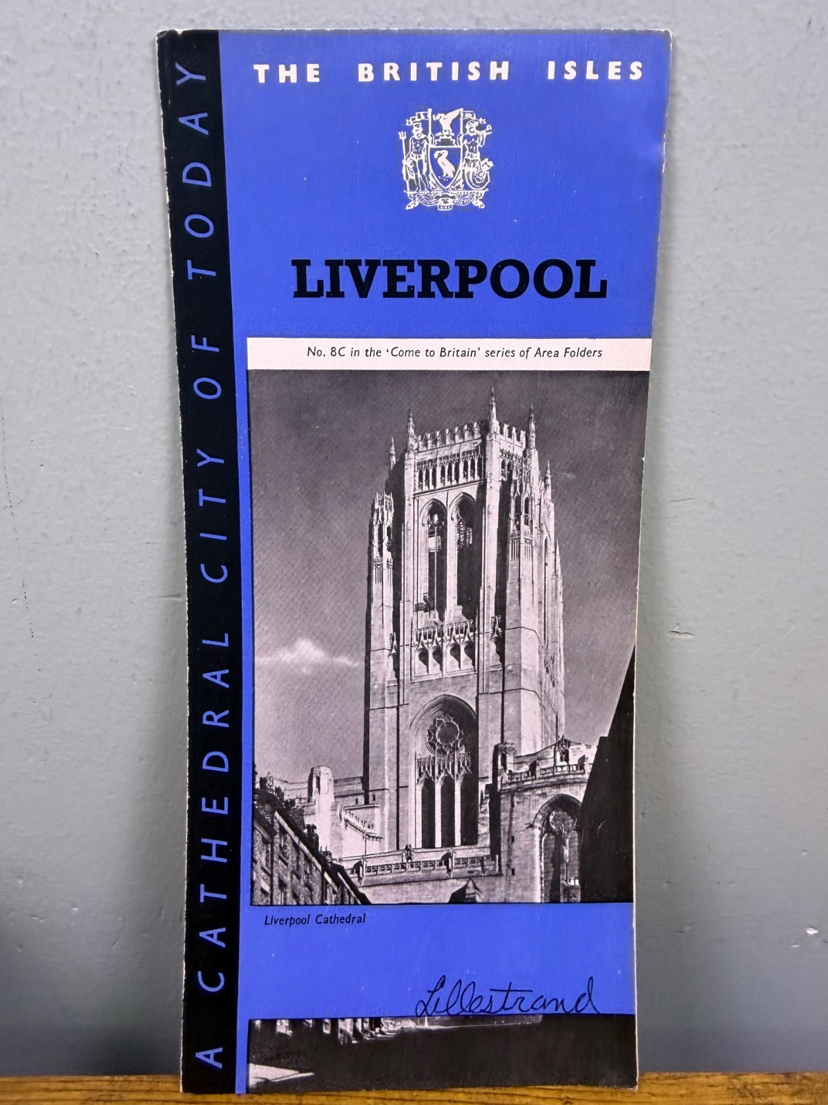 The British Isles Liverpool Come to Britain #8C Travel Brochure Pamphlet