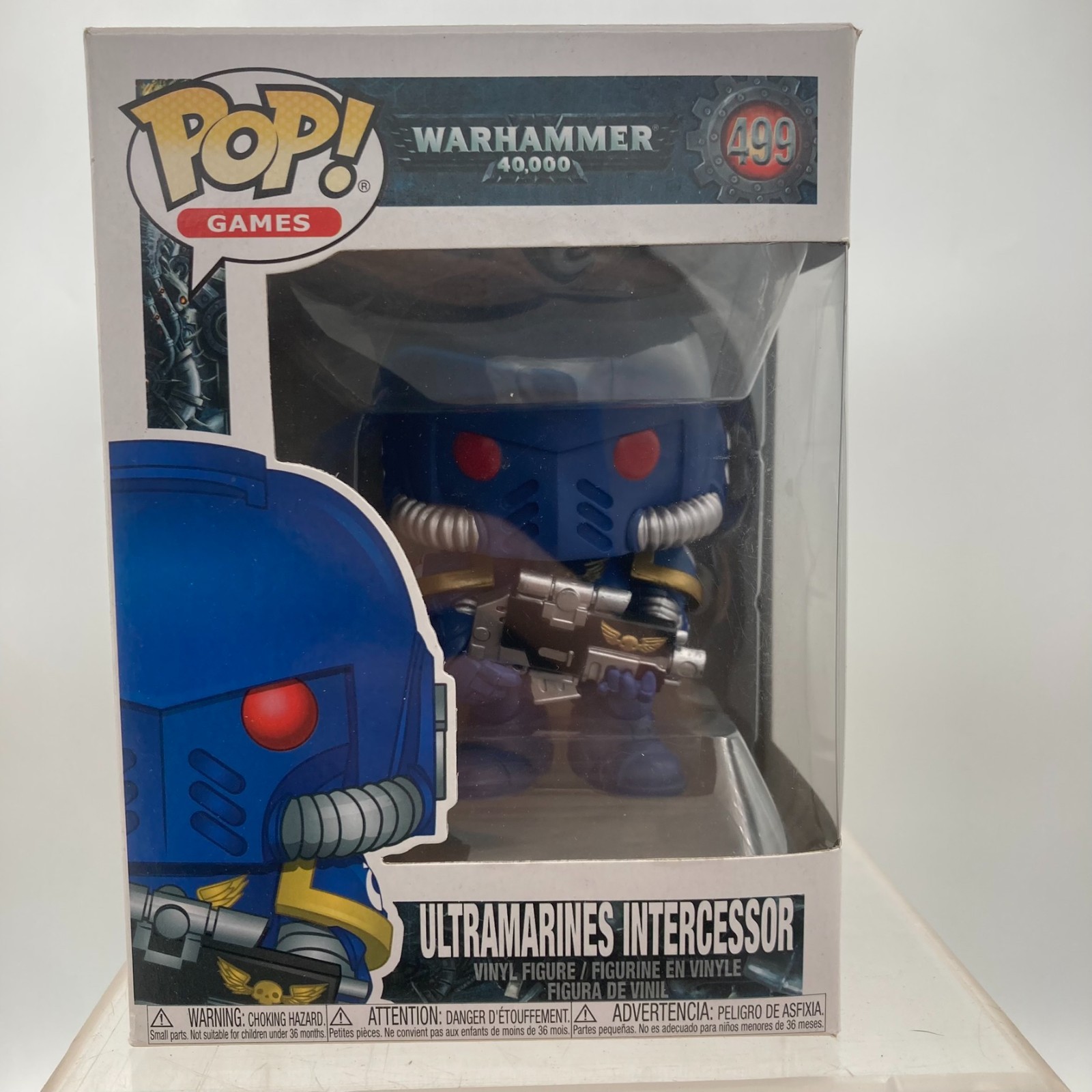 Funko Pop Vinyl Warhammer 40,000 Ultramarines Intercessor #499 New In Box