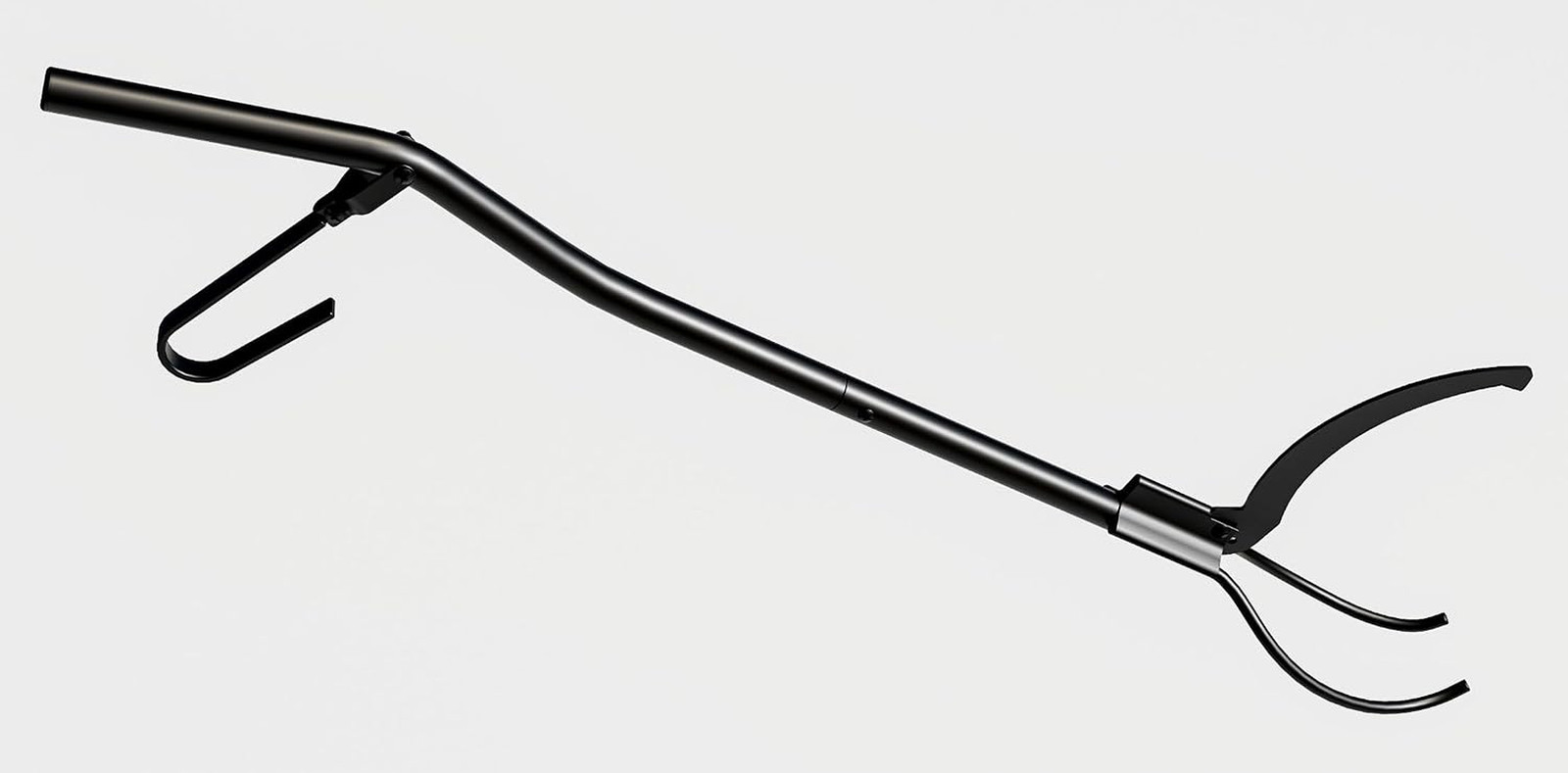 Fire Beauty Fireplace Log Grabber Steel Fire Tongs for Fire Pit Wood Stove