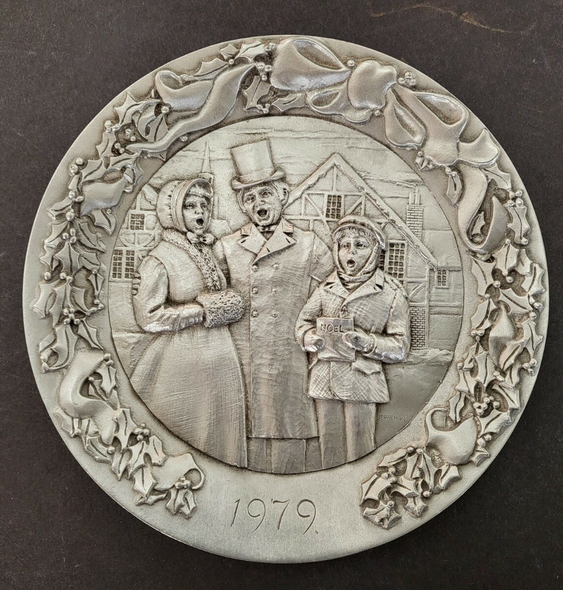Vintage Schmid 1978 LE Pewter Plate 430/6000 I Hear America Singing Christmas 79 Vintage Schmid 1978 LE Pewter Plate 430/6000 I Hear America Singing Christmas 79