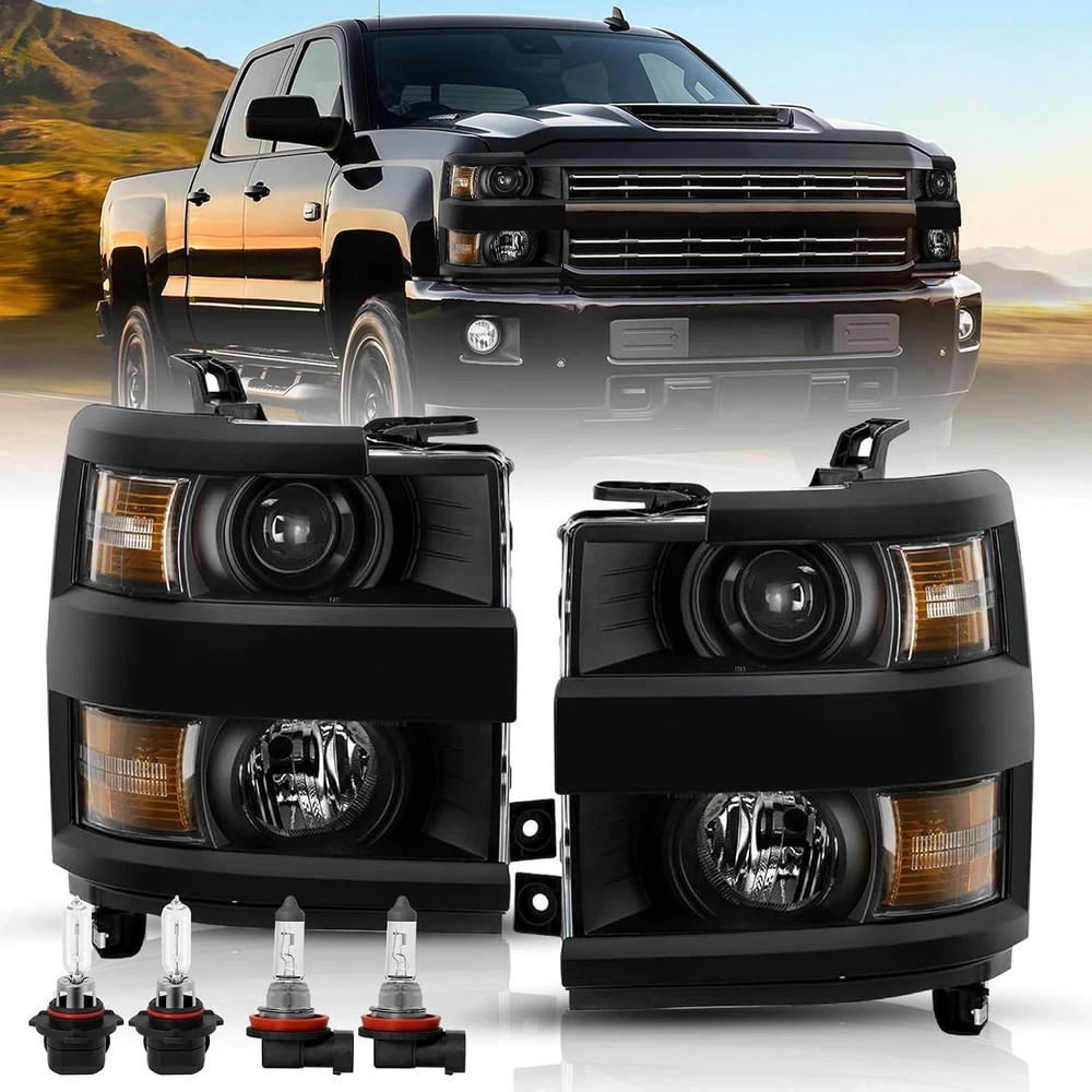 Headlight Assembly for 2015-2019 Chevy Silverado 2500 HD 3500 HD Headlight Assembly for 2015-2019 Chevy Silverado 2500 HD 3500 HD