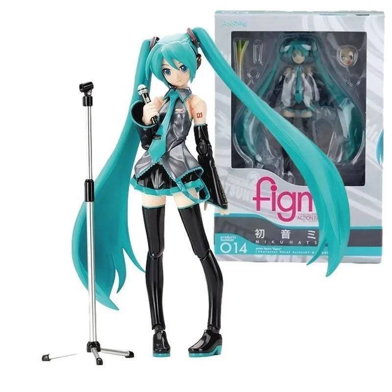 14cm Figma 014 Hatsune Miku Figma, Joints Movable Action, Figure Boxed Model NEW 14cm Figma 014 Hatsune Miku Figma, Joints Movable Action, Figure Boxed Model NEW