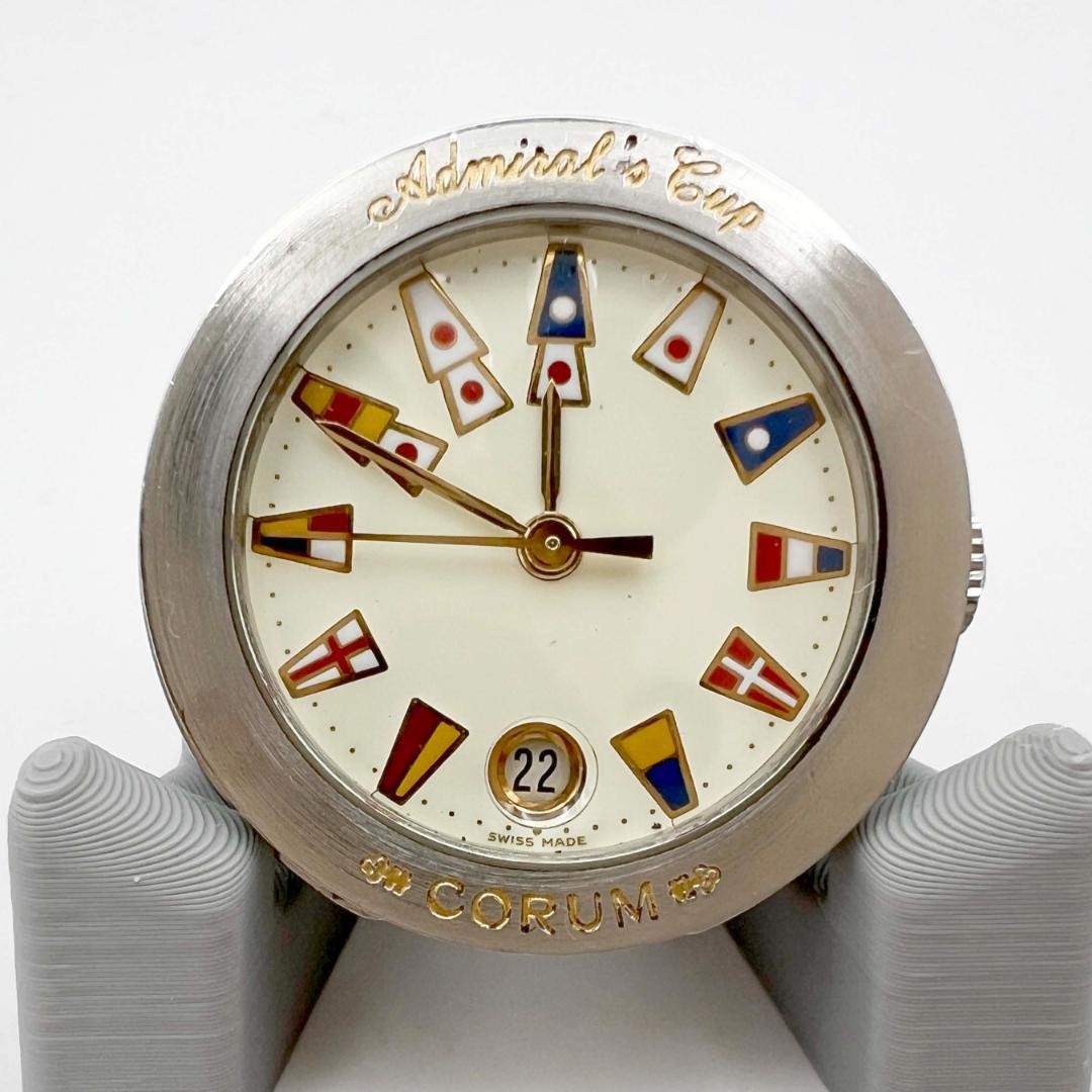 Corum Admiral\'s Cup Women\'s Watch Quartz 24mm Silver Dial & Signal Flag Index Corum Admiral\'s Cup Women\'s Watch Quartz 24mm Silver Dial & Signal Flag Index