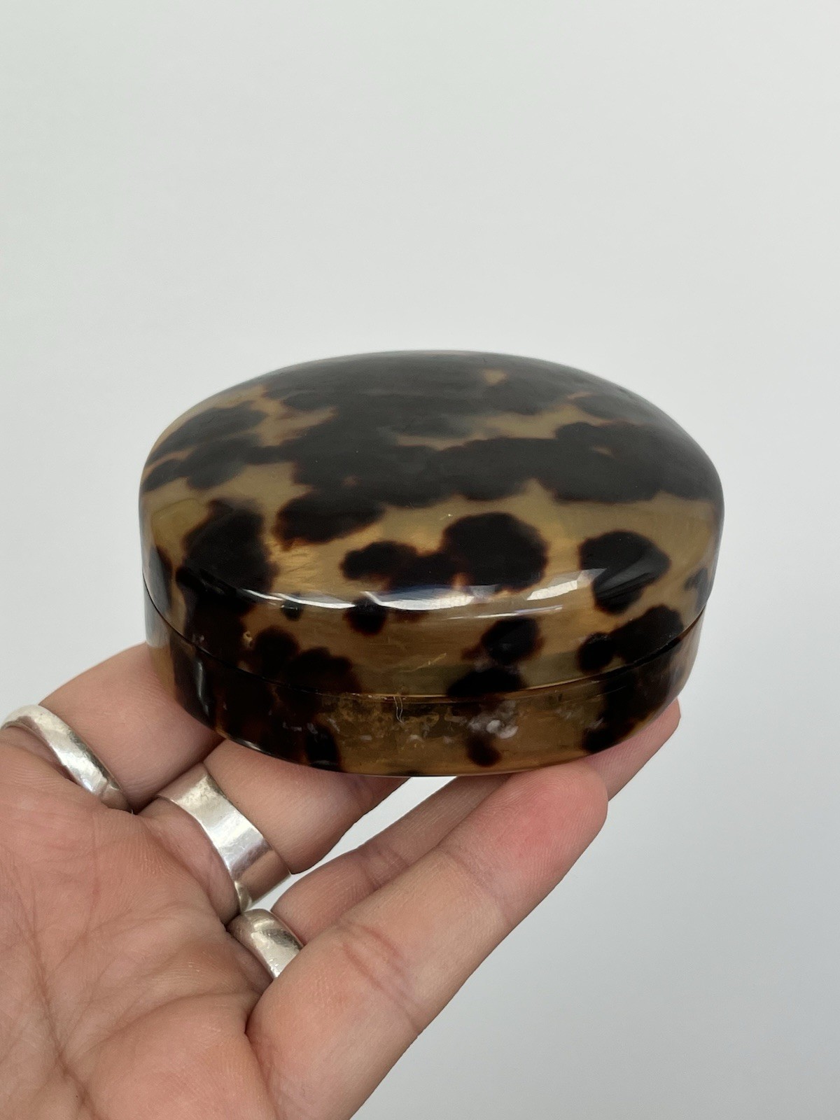 Antique Faux Tortoise Shell French Snuff Box Antique Faux Tortoise Shell French Snuff Box