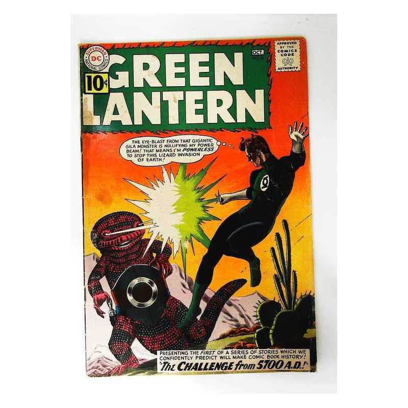 Green Lantern (1960 series) #8 in Very Good condition. DC comics [q/