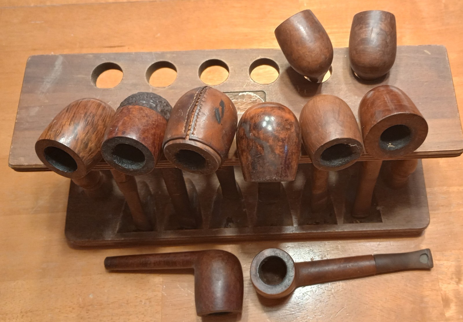 Tobacco Pipe Lot Vintage World War 2 Era, 10 Total (info in listing)