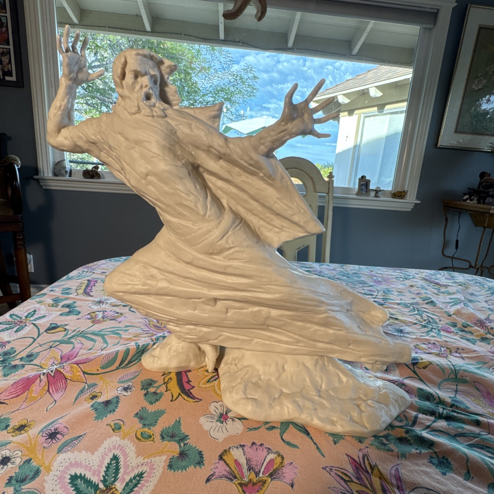 LASZLO ISPANKY “STORM” BISQUE PORCELAIN FIGURE 1972  14\