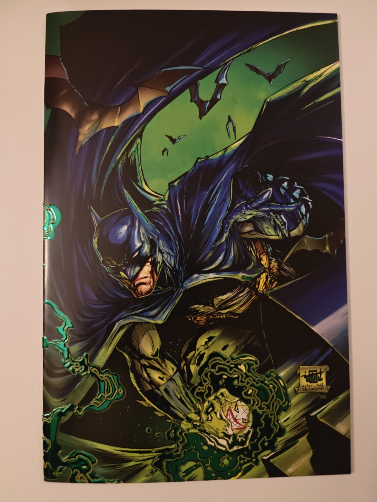 Batman Fame Robert Pattinson Homage Jonathan Uribe LTD 37/50 EMBOSSED FOIL w/COA