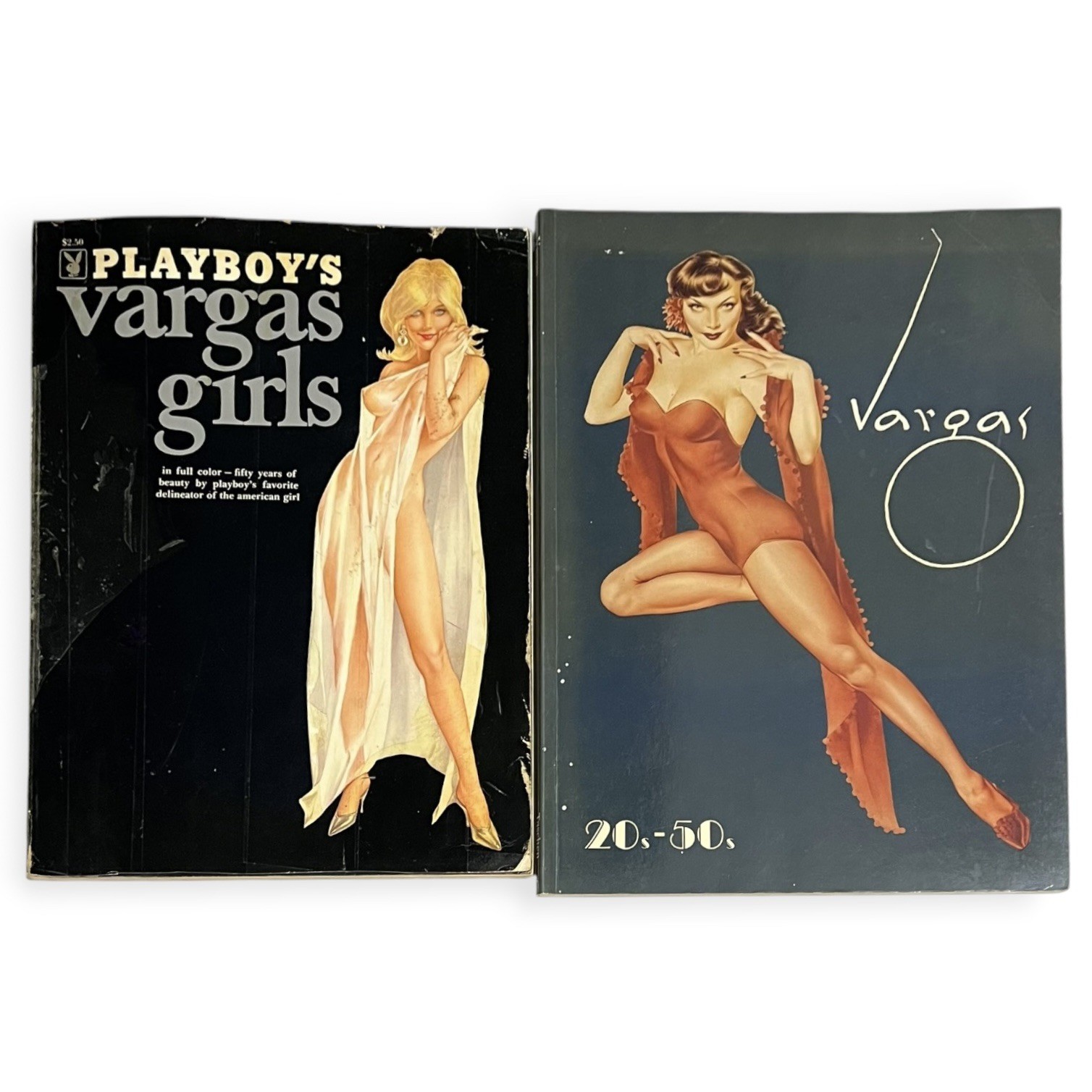 VTG Alberto Vargas Pin-Up Art Books Lot 2 Playboy Vargas Girls 1972 Taschen 1990