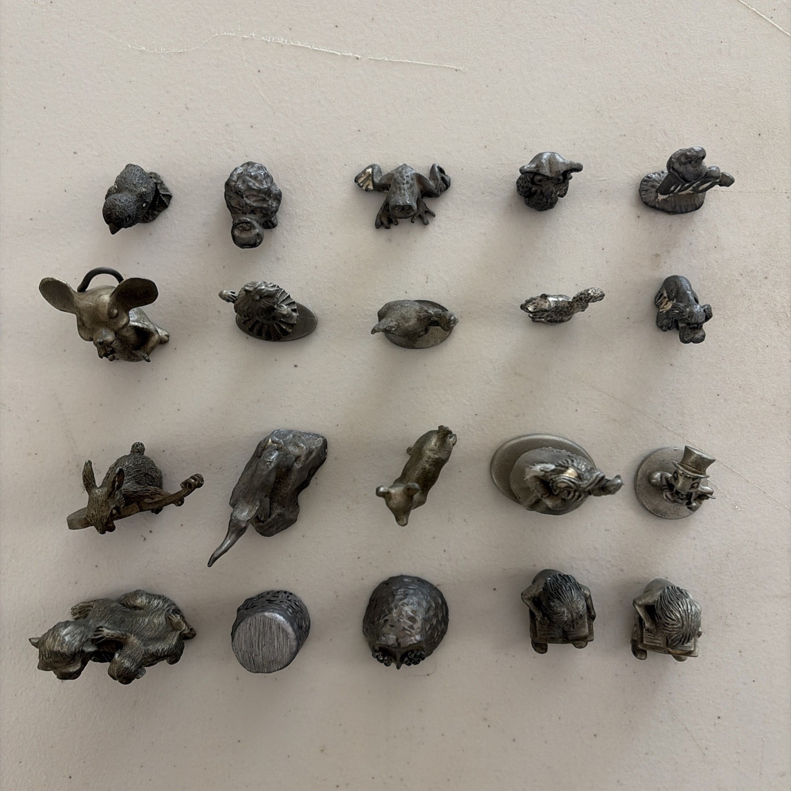 VTG 70s Hudson Schmid Heritage Spoontiques Disney Pewter Fine Pewter Lot