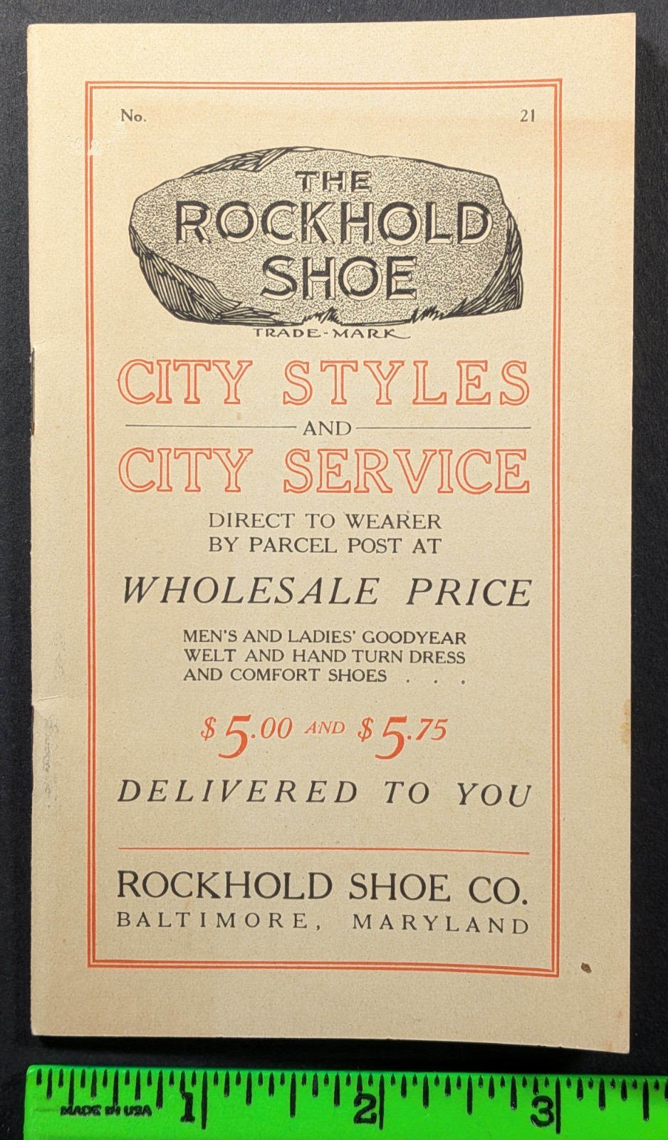 Antique 1920/30s Rockhold Shoe Graphic 32 PG Catalog Baltimore Antique 1920/30s Rockhold Shoe Graphic 32 PG Catalog Baltimore