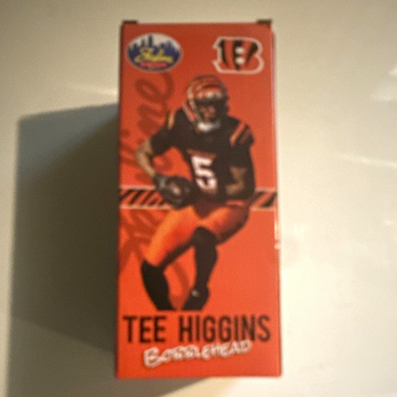 Skyline Chili Limited Edition Tee Higgins #5 Bengals Bobblehead w/ Box very rare