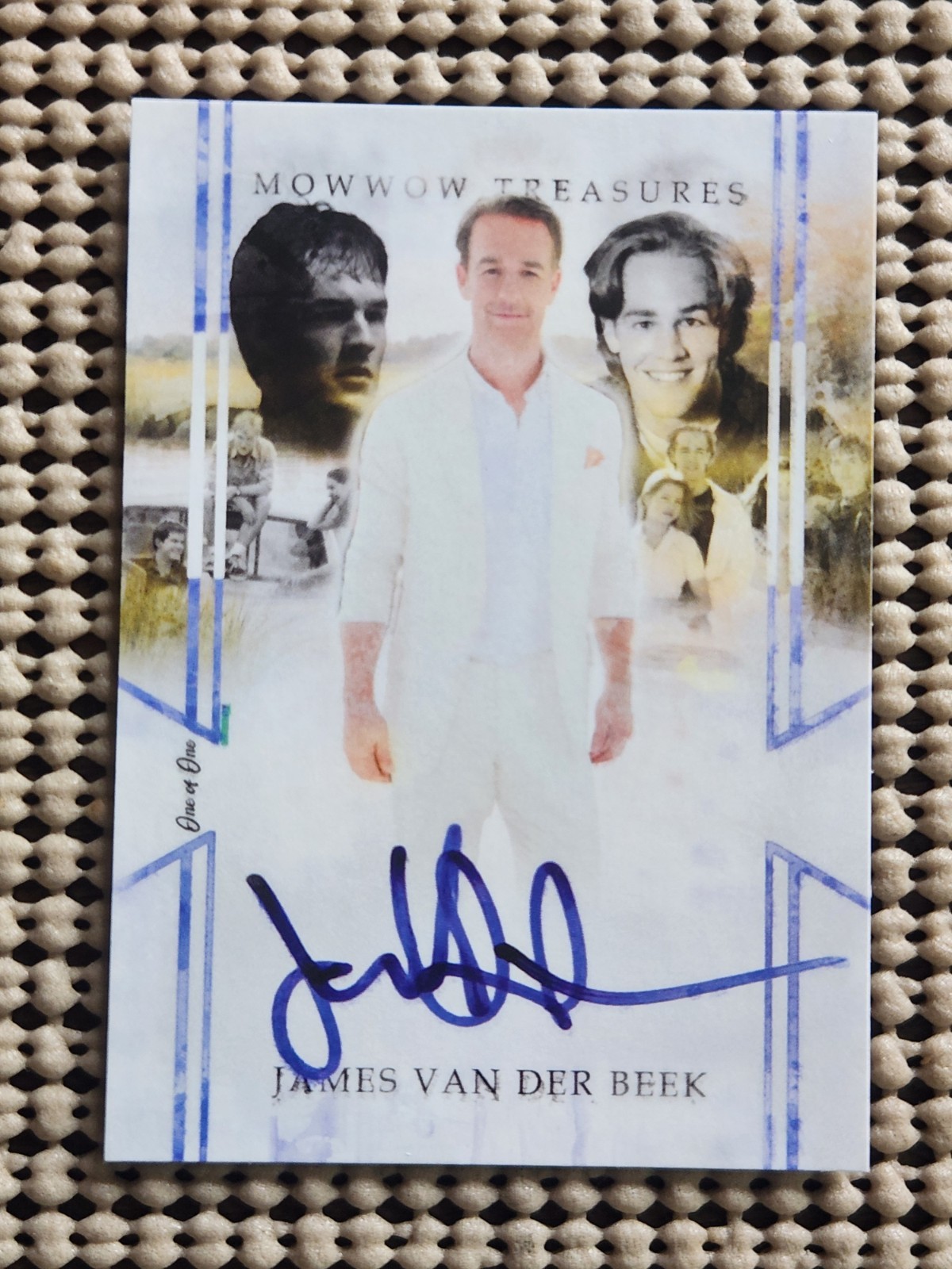 James Van Der Beek Art Card (#/100) John Rudolph Signed Dawson\'s Creek CHARITY