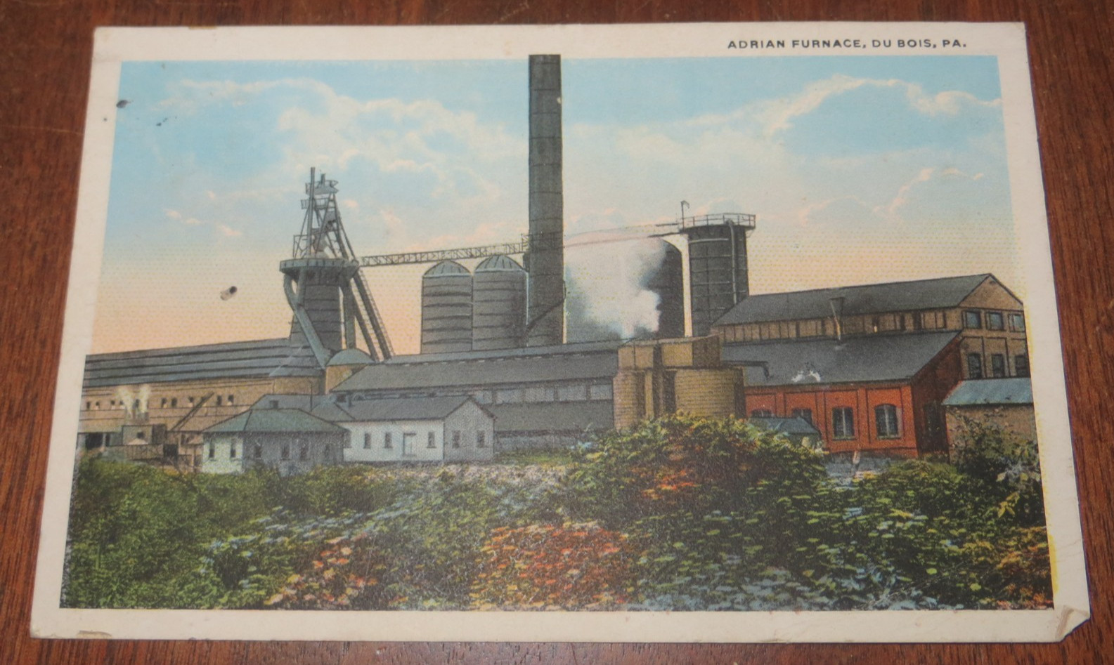 DUBOIS PA POSTCARD - ADRIAN FURNACE-1914-A Piece of history