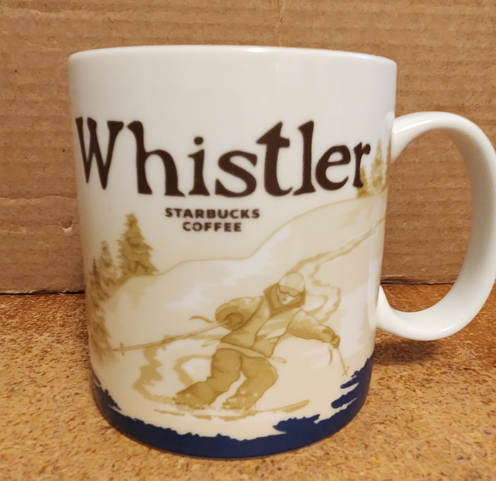 Starbucks Whistler Canada Ski Global Icon Collector Series Coffee Mug   Lot 3891