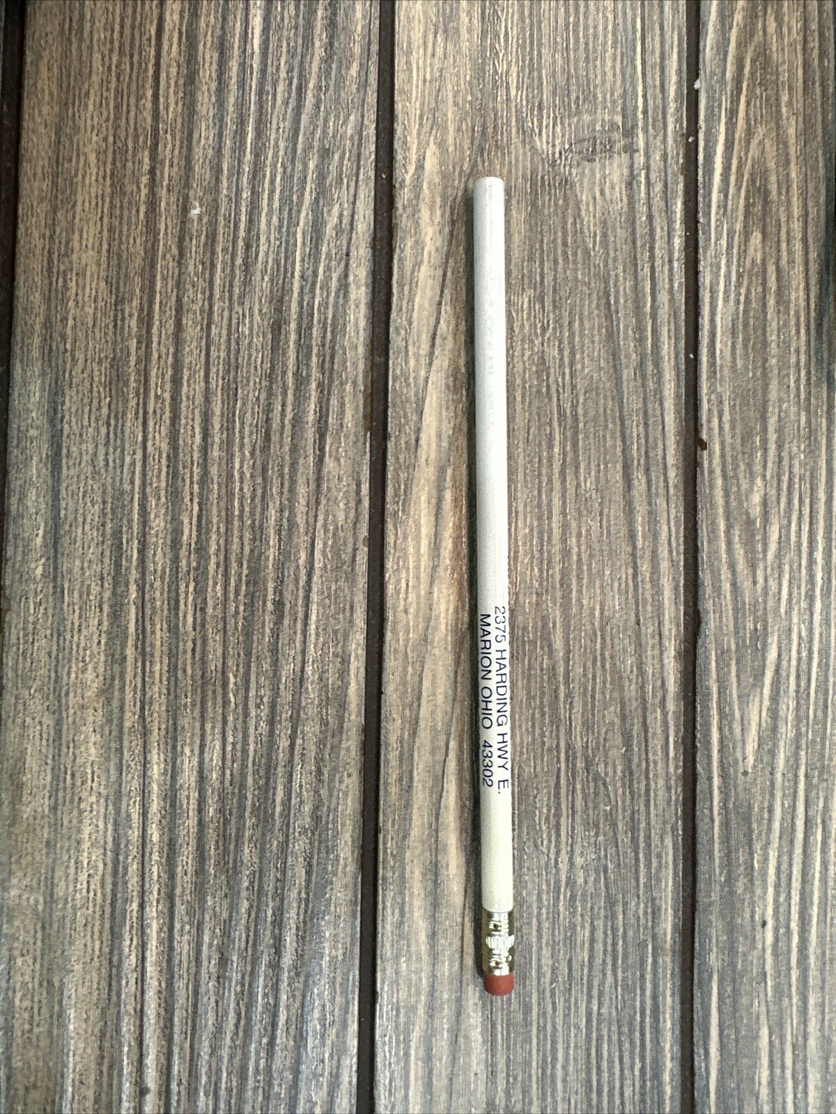 Vintage White Pencil Marion Ohio Senior Center Vintage White Pencil Marion Ohio Senior Center