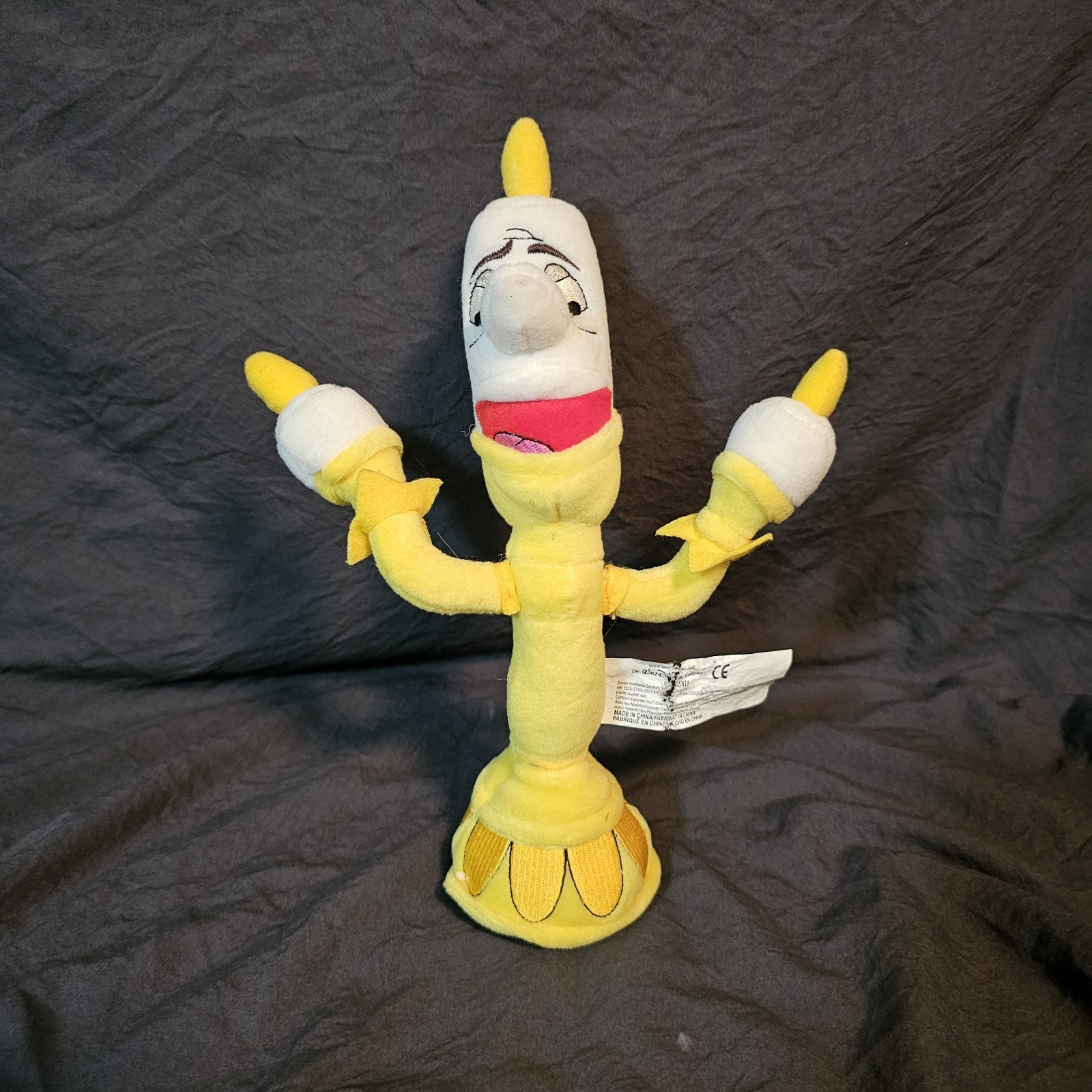 Disney Store VTG Lumiere Beauty And The Beast Plush Authentic Lumière Plush #k