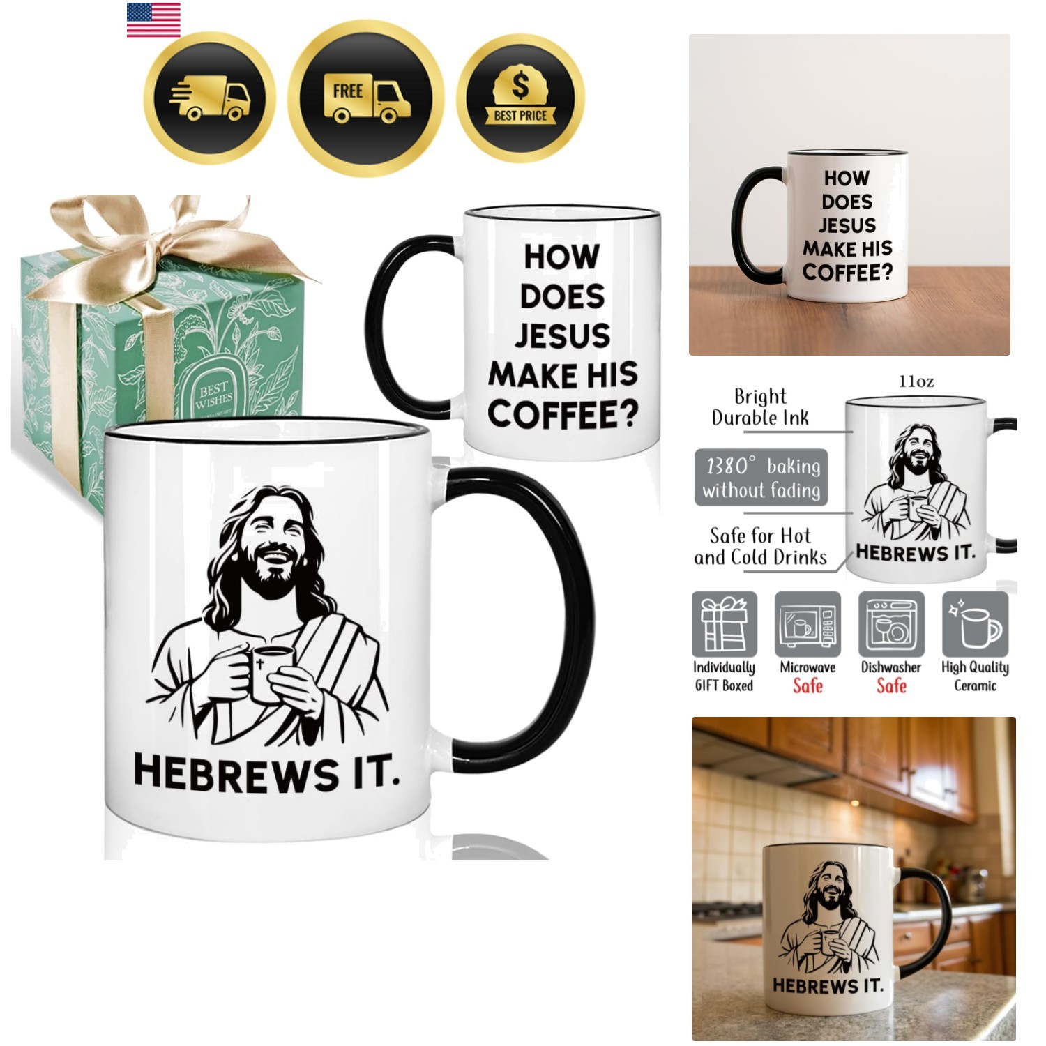 Funny Jesus Christian Gift for Women Men Pastors Churchmate, Religious Humor ...