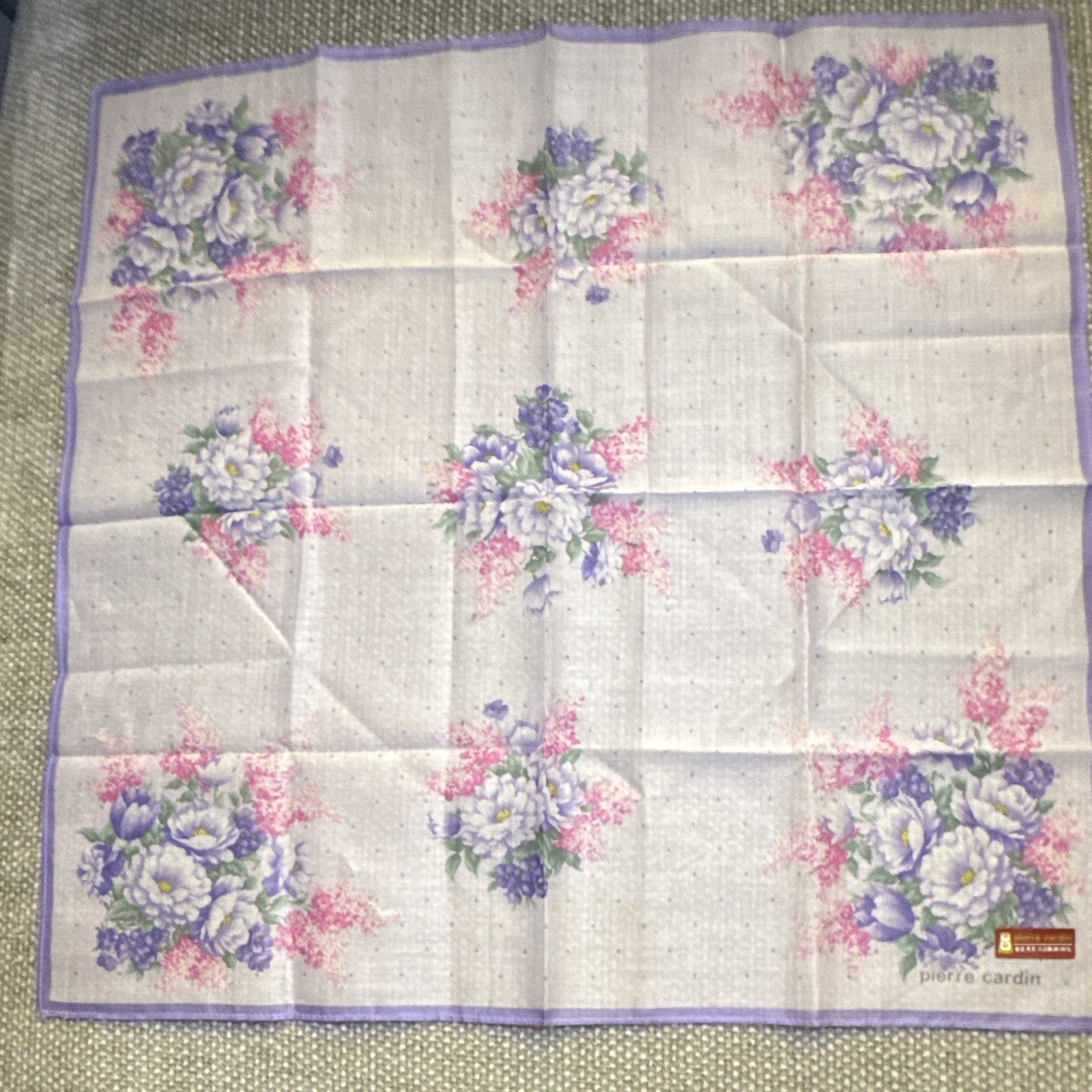 NWT Pierre Cardin Handkerchief Floral Authentic