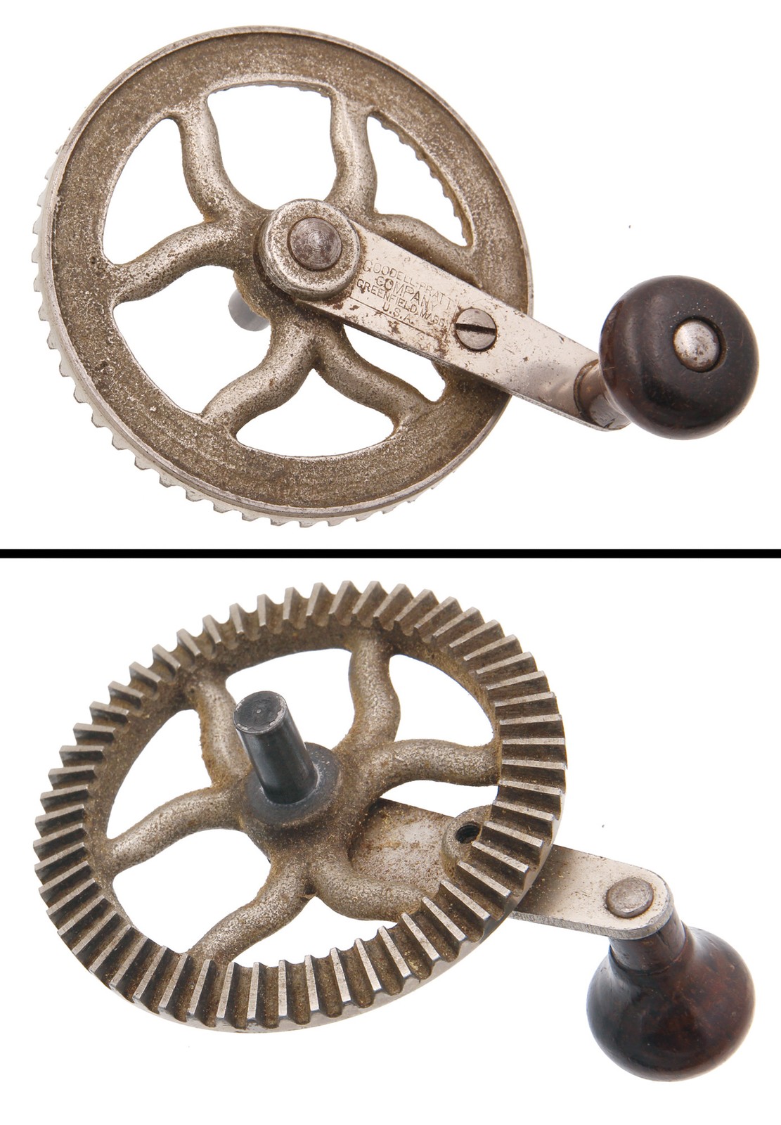 Orig. Crank Hdl./Gear Wheel for Goodell Pratt No. 49 Hand Drill - mjdtoolparts