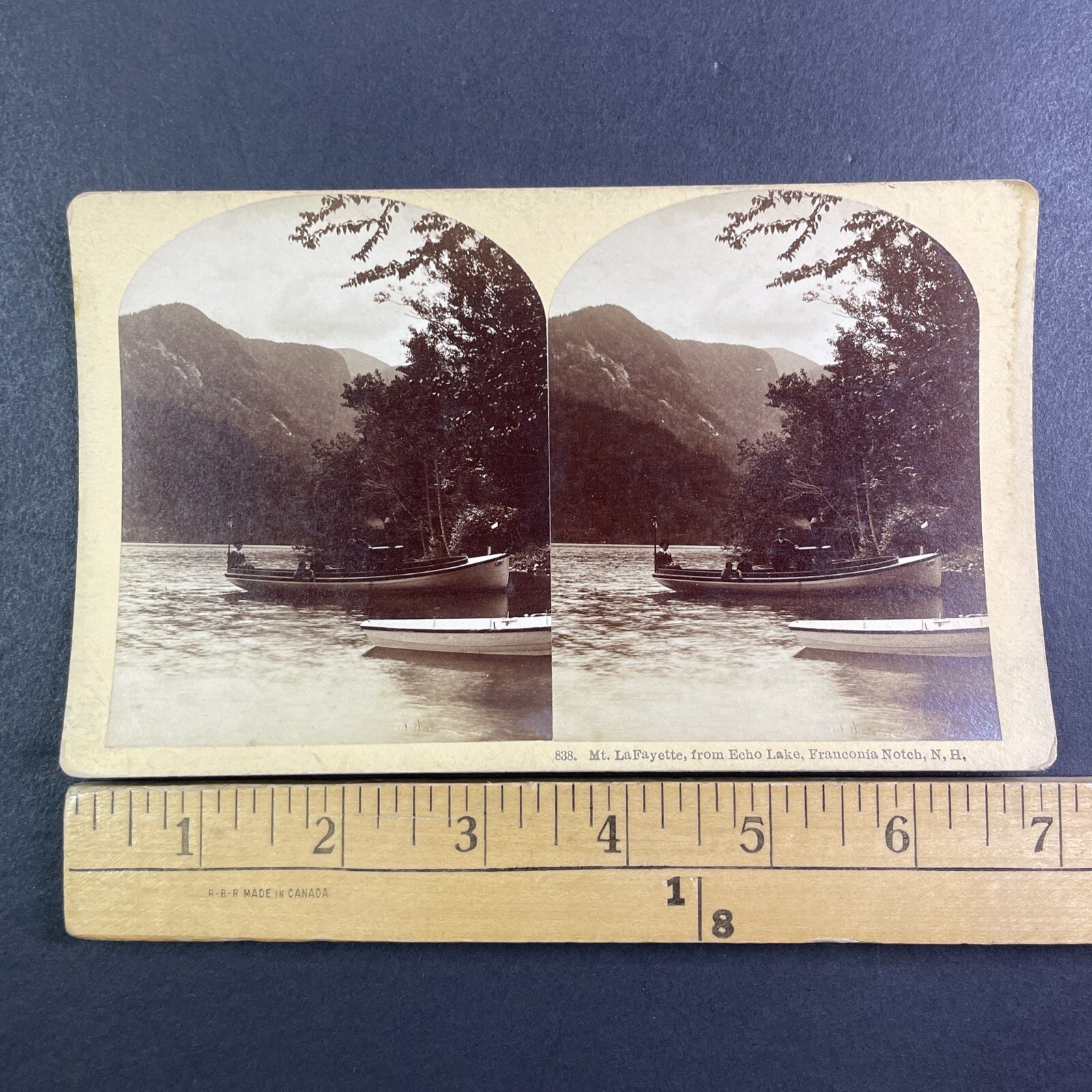 Mt. Lafayette Stereoview B. W. Kilburn Franconia Notch New Hampshire 1880s