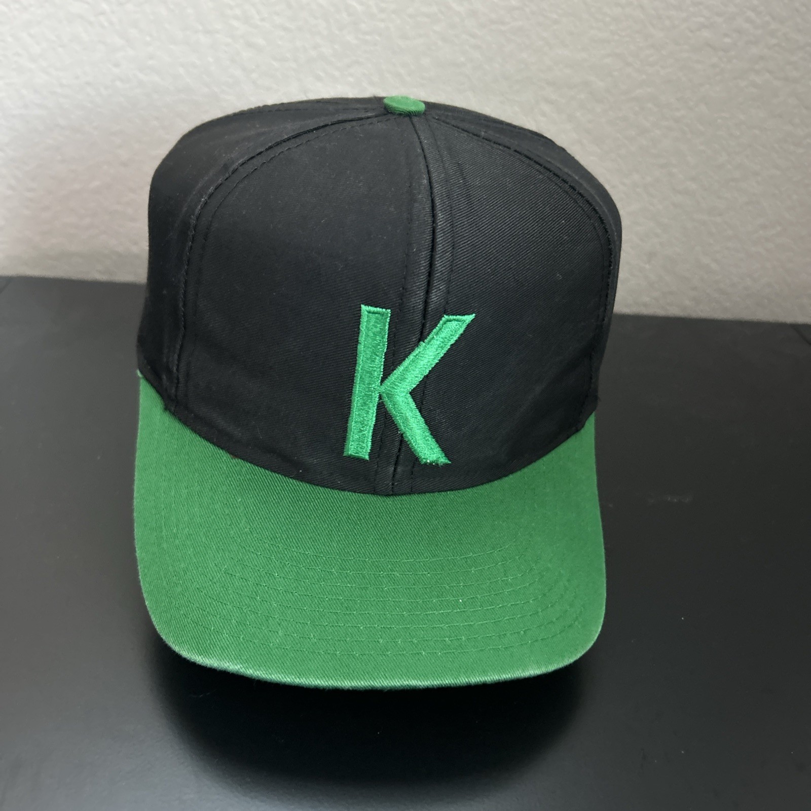 Vintage 90s Kool Cigarettes Tobacco K Baseball SnapBack Cap Hat Rare Two Tone