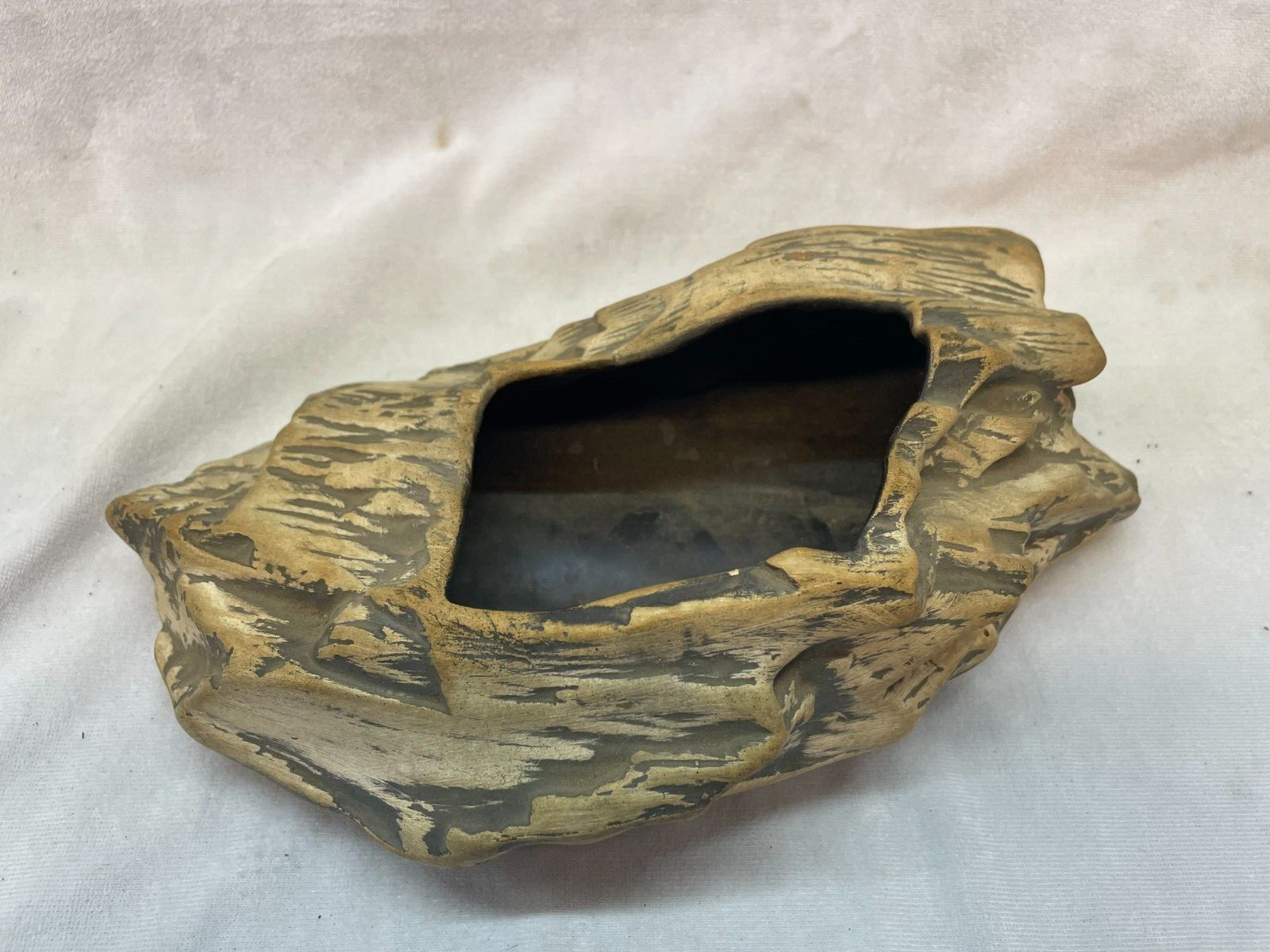 Millesan Drews MCM Pottery Faux Driftwood Planter 1955-59 California LA Potter
