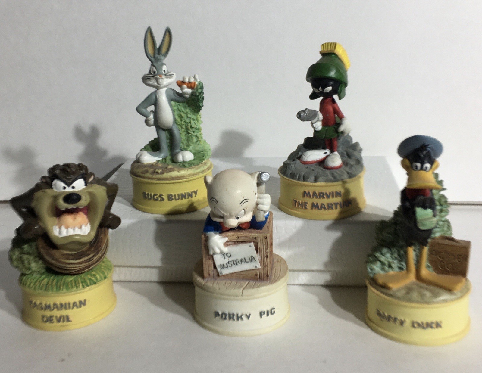 Looney Tunes Lenox Warner Bros. Figures Lot Of 5 Bugs Porky Taz Daffy Marvin VTG Looney Tunes Lenox Warner Bros. Figures Lot Of 5 Bugs Porky Taz Daffy Marvin VTG