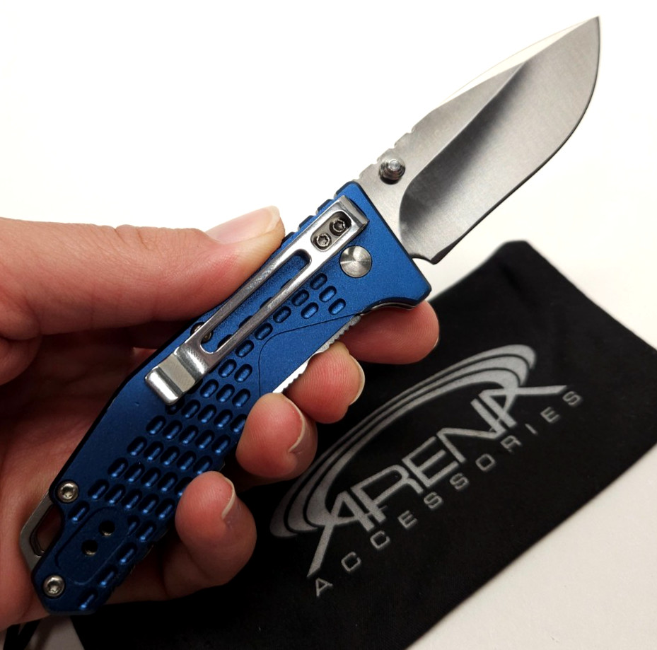Sanrenmu SRM 7063 Manual Knife 8Cr13MoV Tip Up or Down Carry Clip Bottle Opener Sanrenmu SRM 7063 Manual Knife 8Cr13MoV Tip Up or Down Carry Clip Bottle Opener