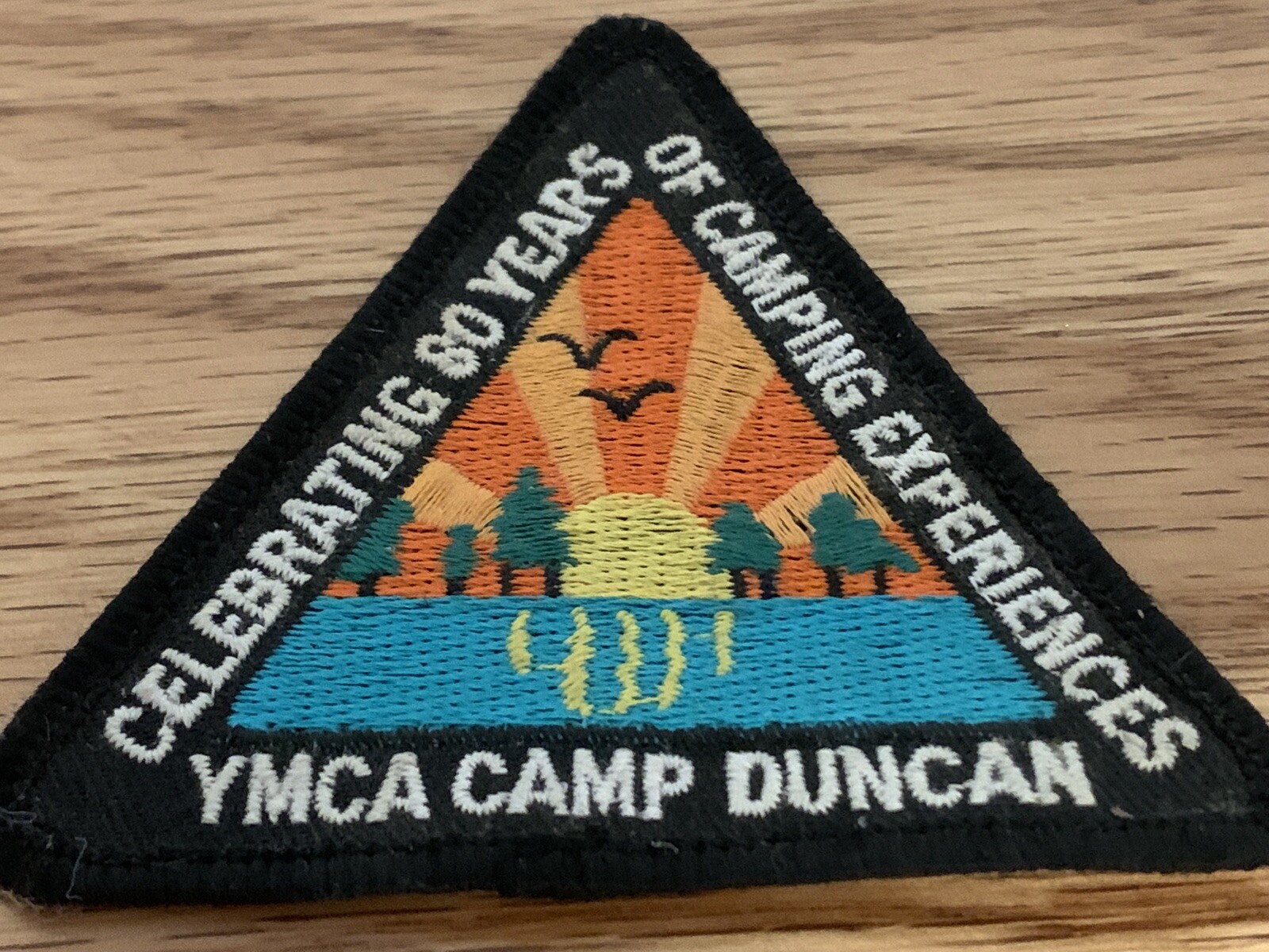 Vintage YMCA Camp Duncan 80th Anniversary Patch