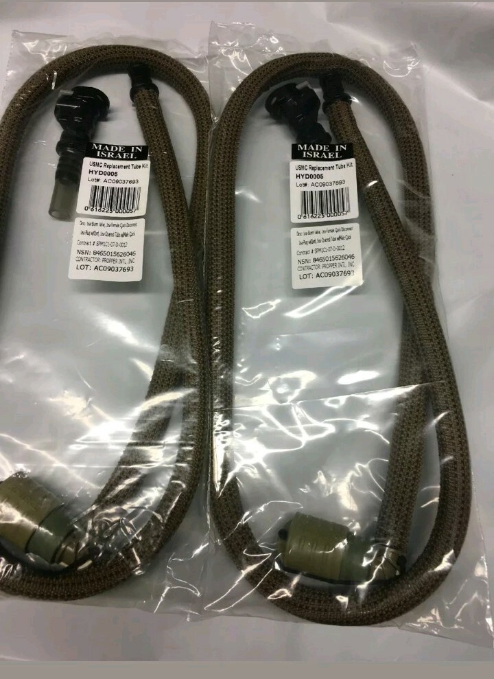 2 NEW USMC Military Surplus Source Hydration Drinking Tube Kit