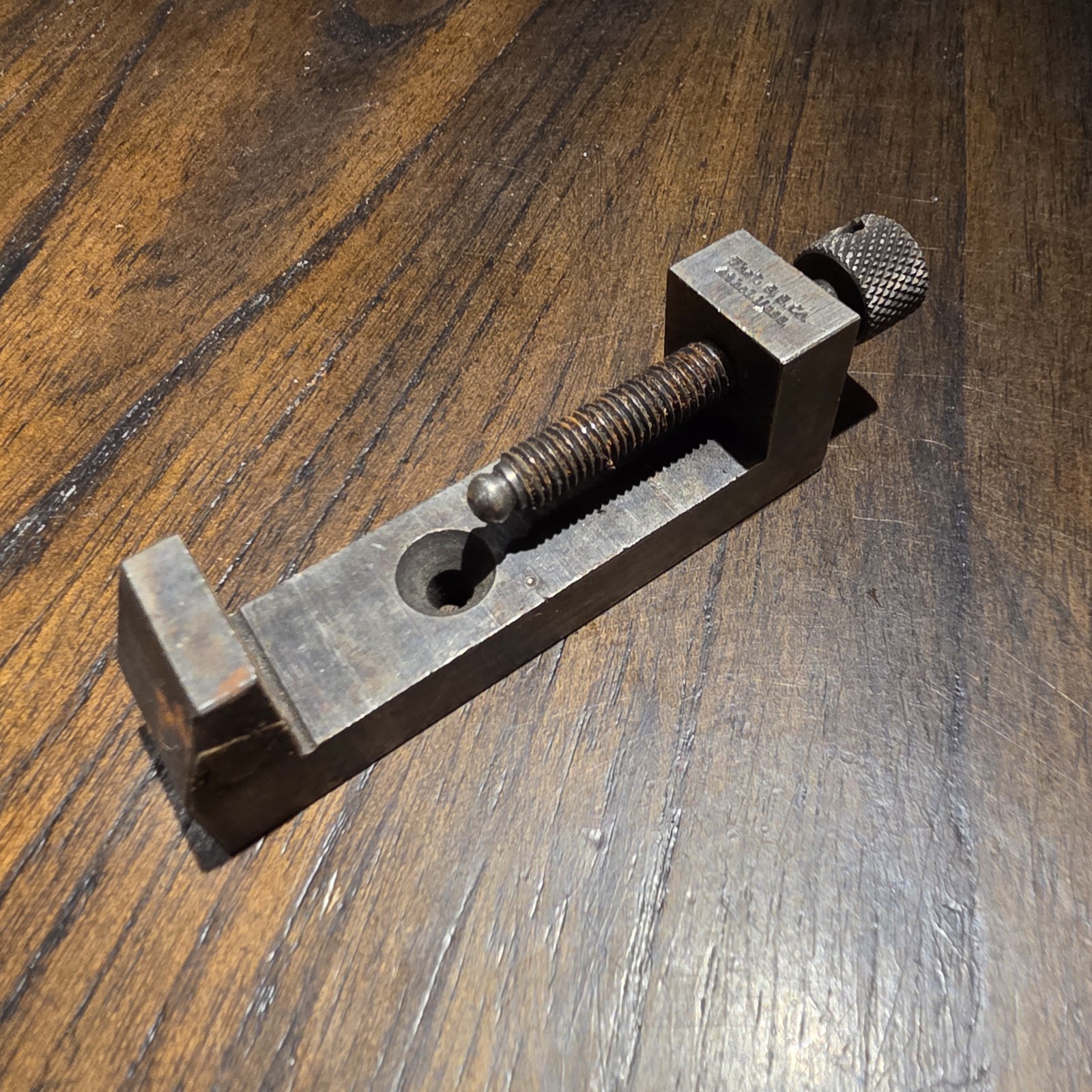 Antique ls Starrett no. 160 Machinist Vise Clamp #135
